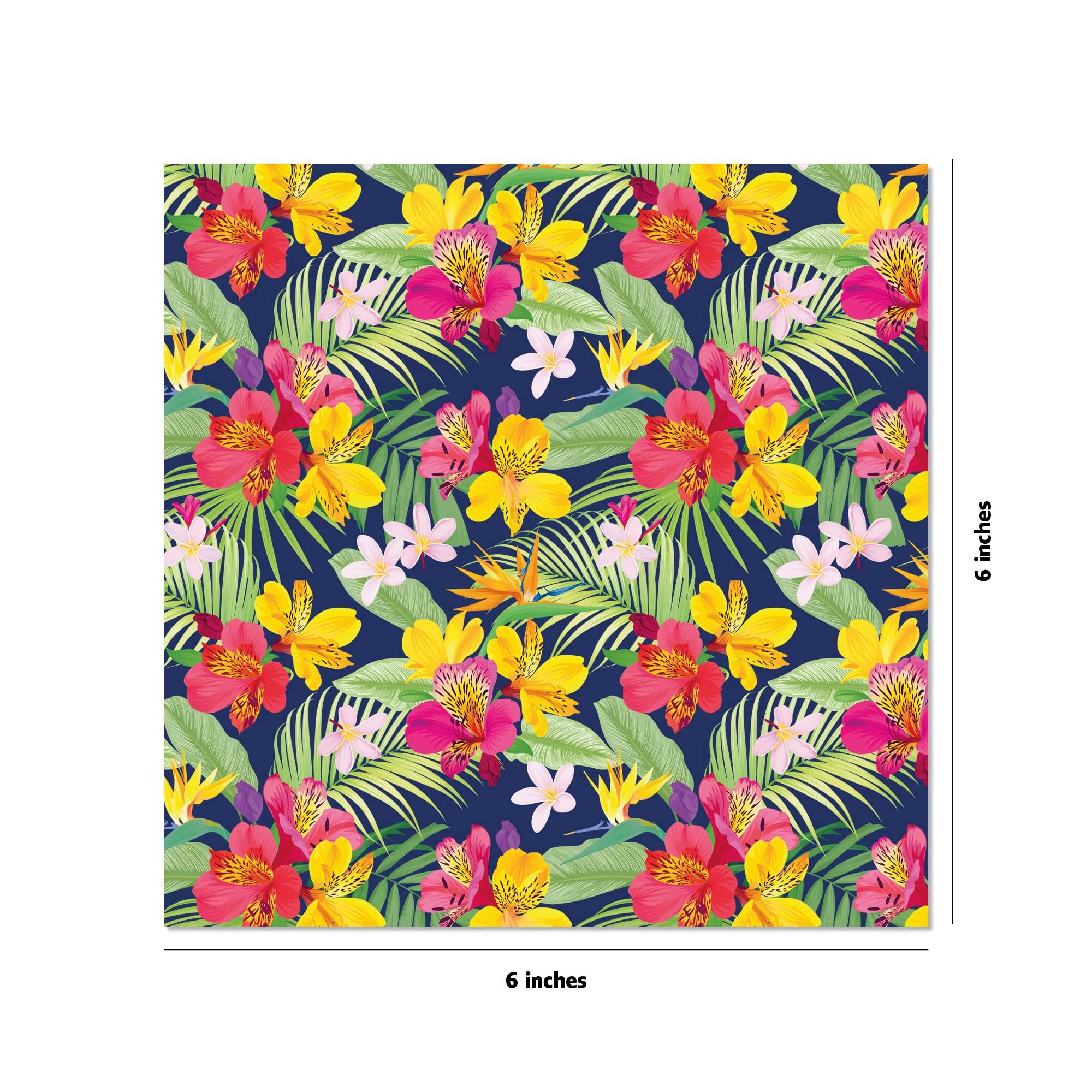 Origami Paper 500 sheets Flower Patterns 6" (15 cm): Tuttle Origami Paper: Double-Sided Origami Sheets Printed with 12 Different Patterns (Instructions for 6 Projects Included) - Image 3