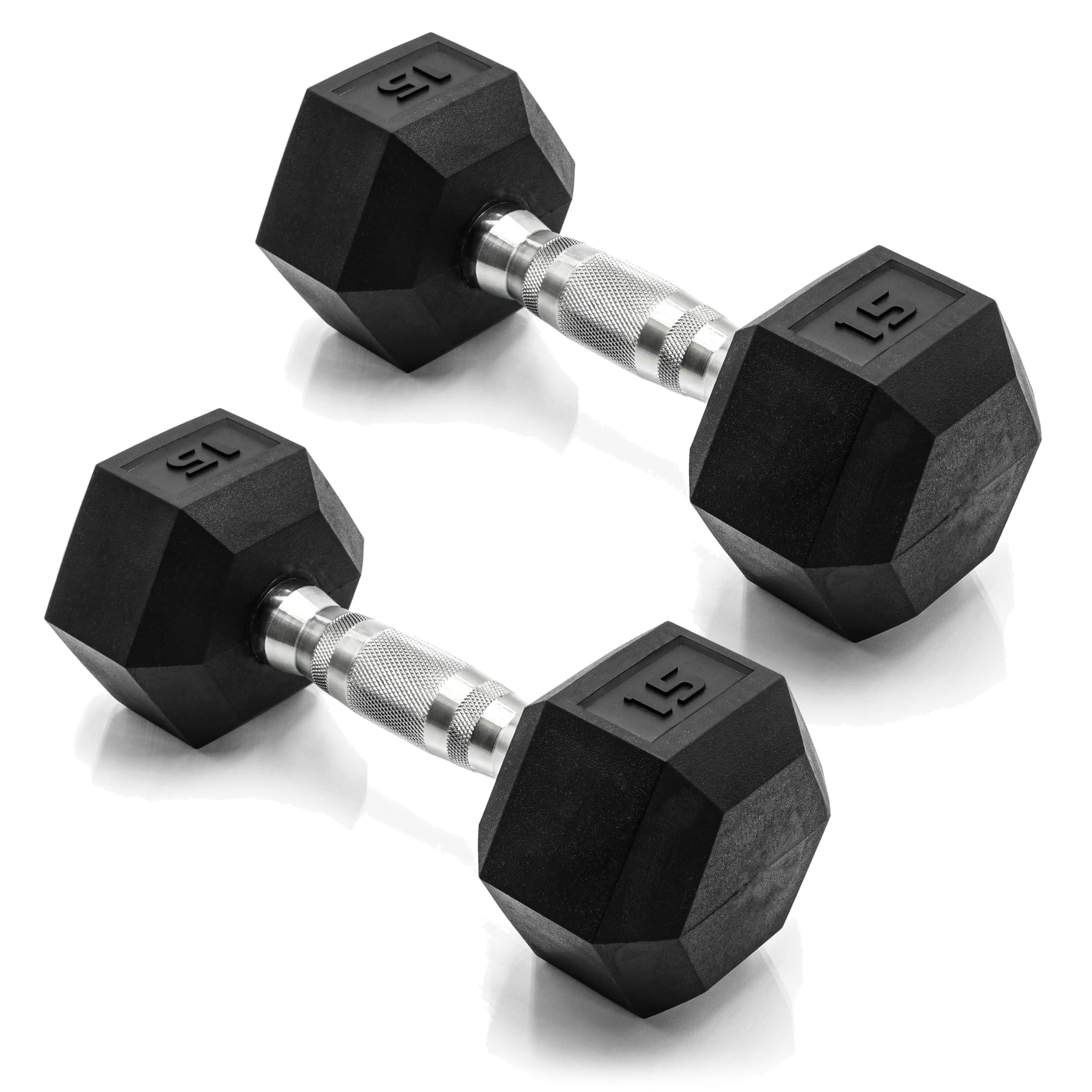 CAP Barbell Coated Dumbbell Weight | Multiple Options Pairs & Sets