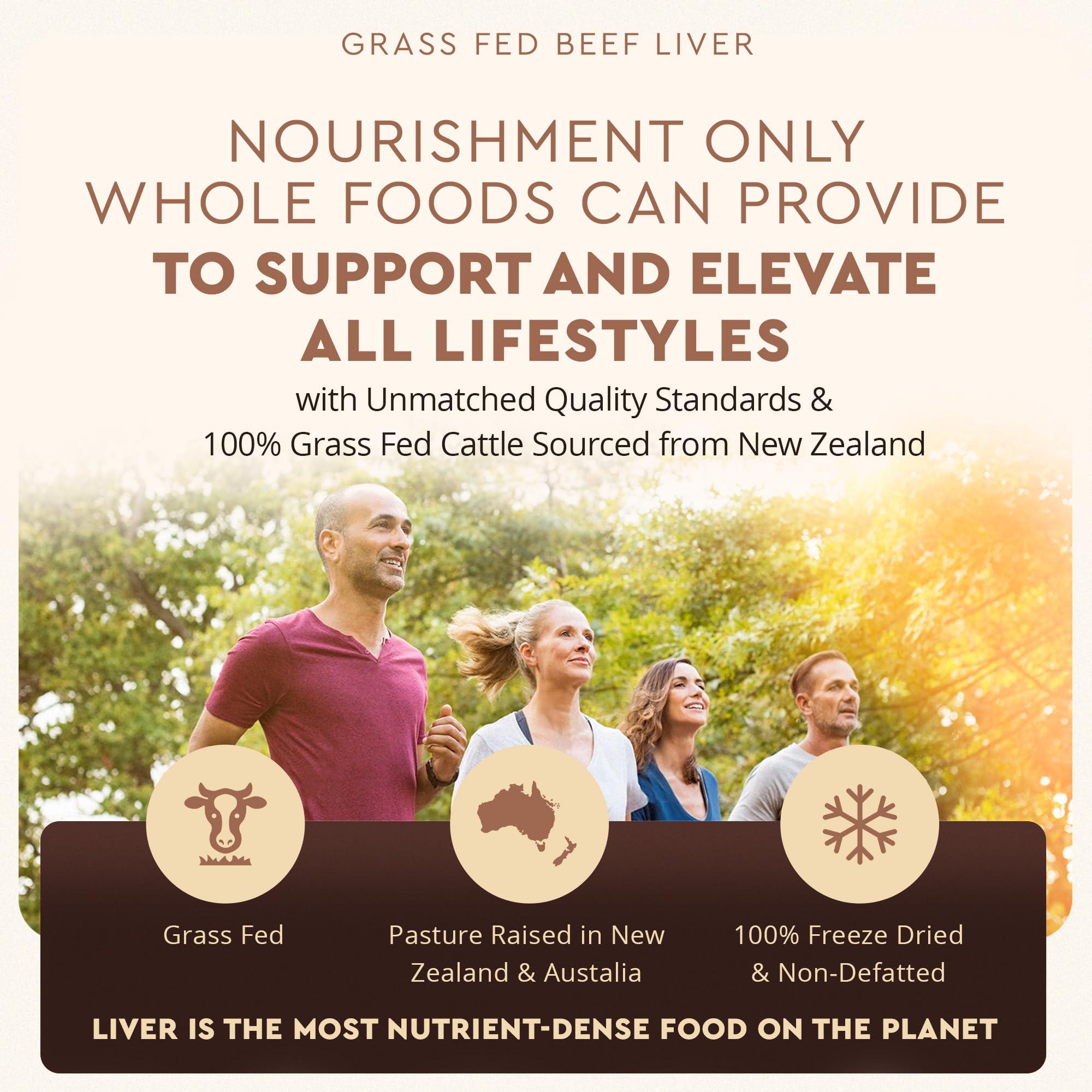 Ancestral Supplements Grass Fed Beef Liver 180 Capsules, Supports Energy Production, Detoxification, Digestion, Immunity and Full Body Wellness, Non-GMO, Freeze Dried Liver Health Supplement - Image 4