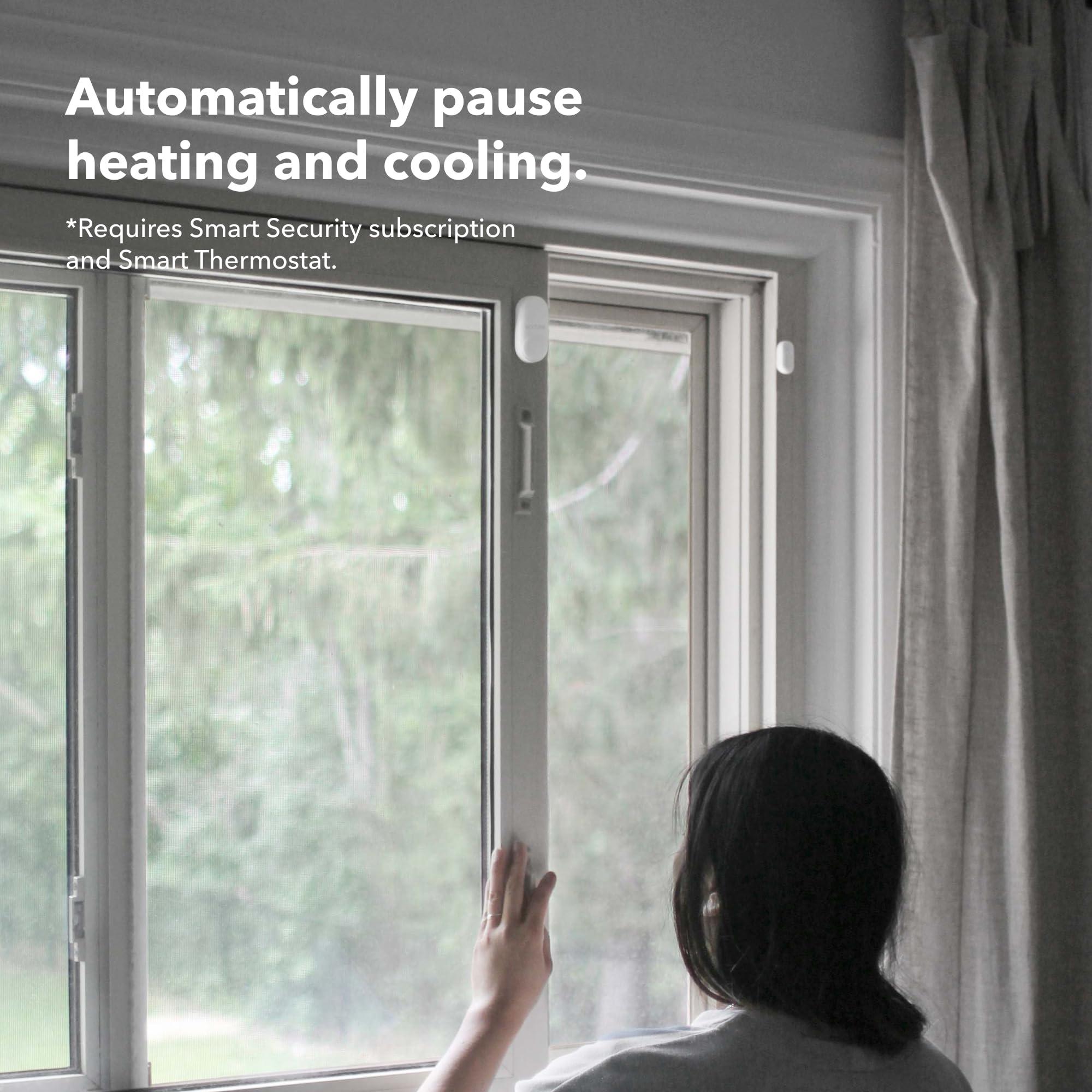 ecobee Smart Sensor for Doors & Windows 2 Pack - Wifi Contact Sensor for Home Security, Energy Savings - Compatible with Smart Thermostats - Temperature sensor, white - Image 6