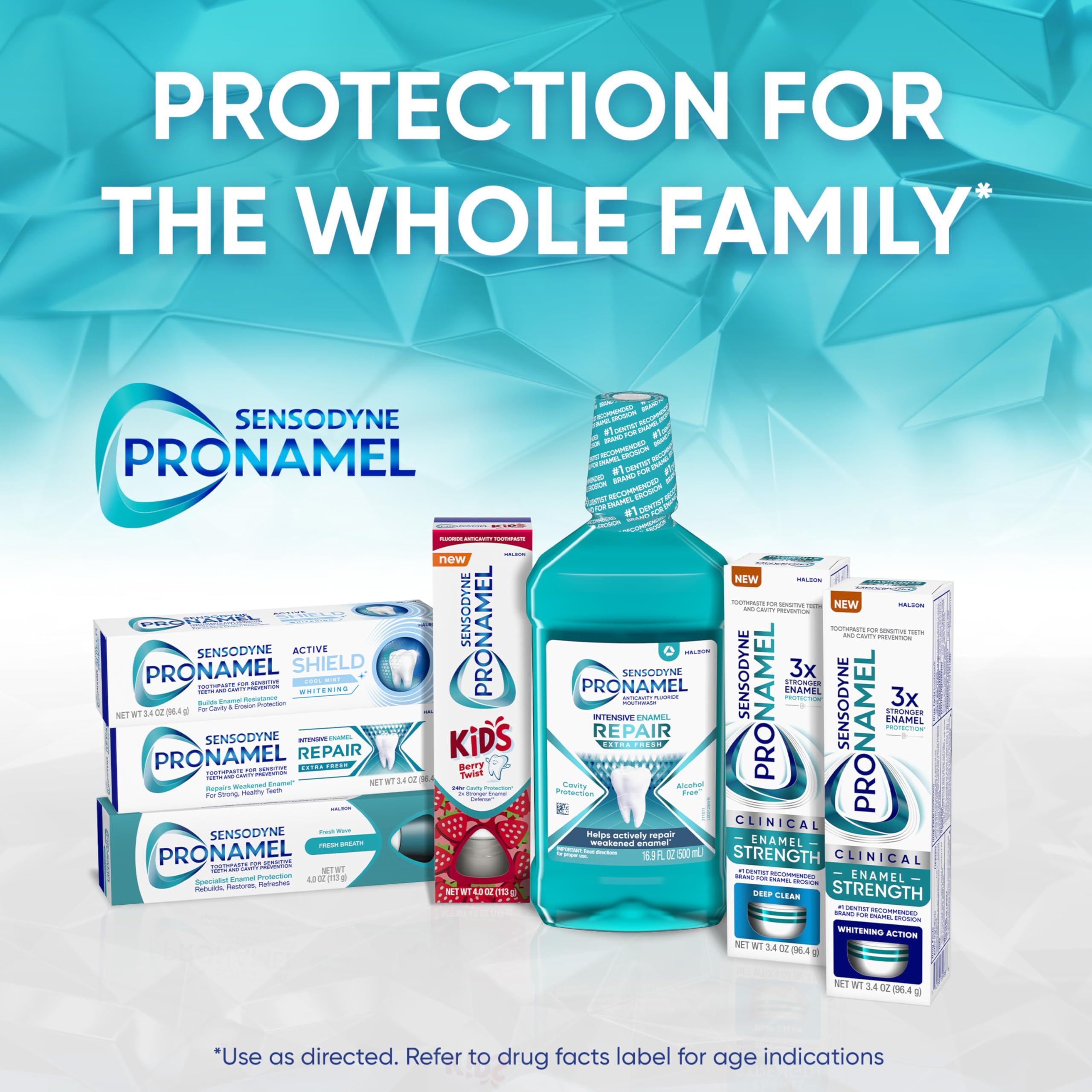 Sensodyne Pronamel Intensive Enamel Repair Toothpaste for Sensitive Teeth, to Reharden and Strengthen Enamel, Extra Fresh - 3.4 Ounces - Image 12