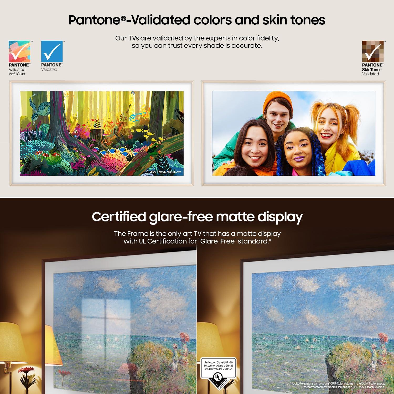 Samsung 55-Inch Class QLED 4K LS03D The Frame Series Quantum HDR Smart TV w/Dolby Atmos, Art Mode, Anti-Reflection, Customizable Frame, Slim Fit Wall Mount with Alexa Built-in (QN55LS03D, 2024 Model) - Image 6