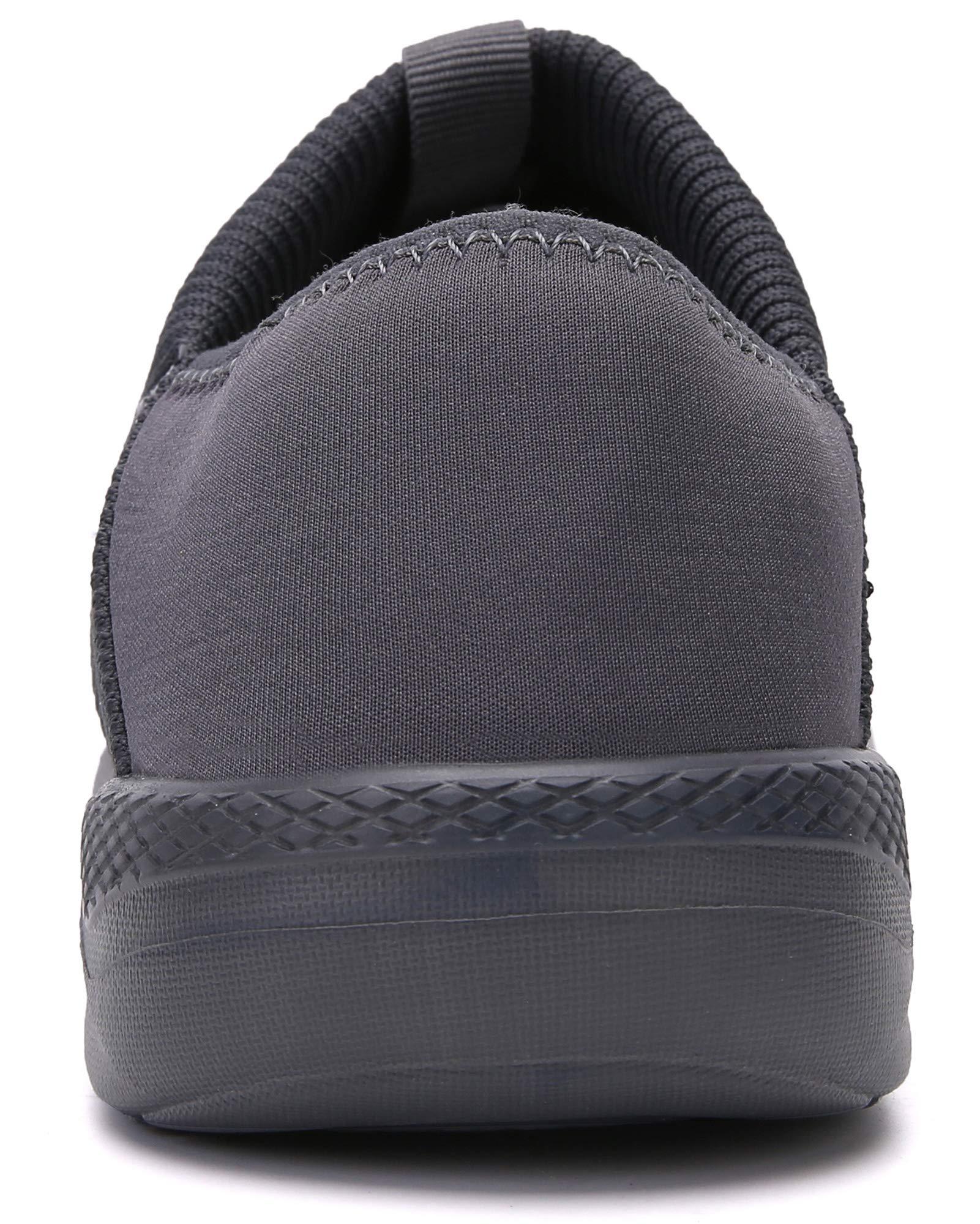 KUBUA Slippers for Men and Womens Indoor House Shoes Plush Slip on Outdoor Garden Loafers - Image 4