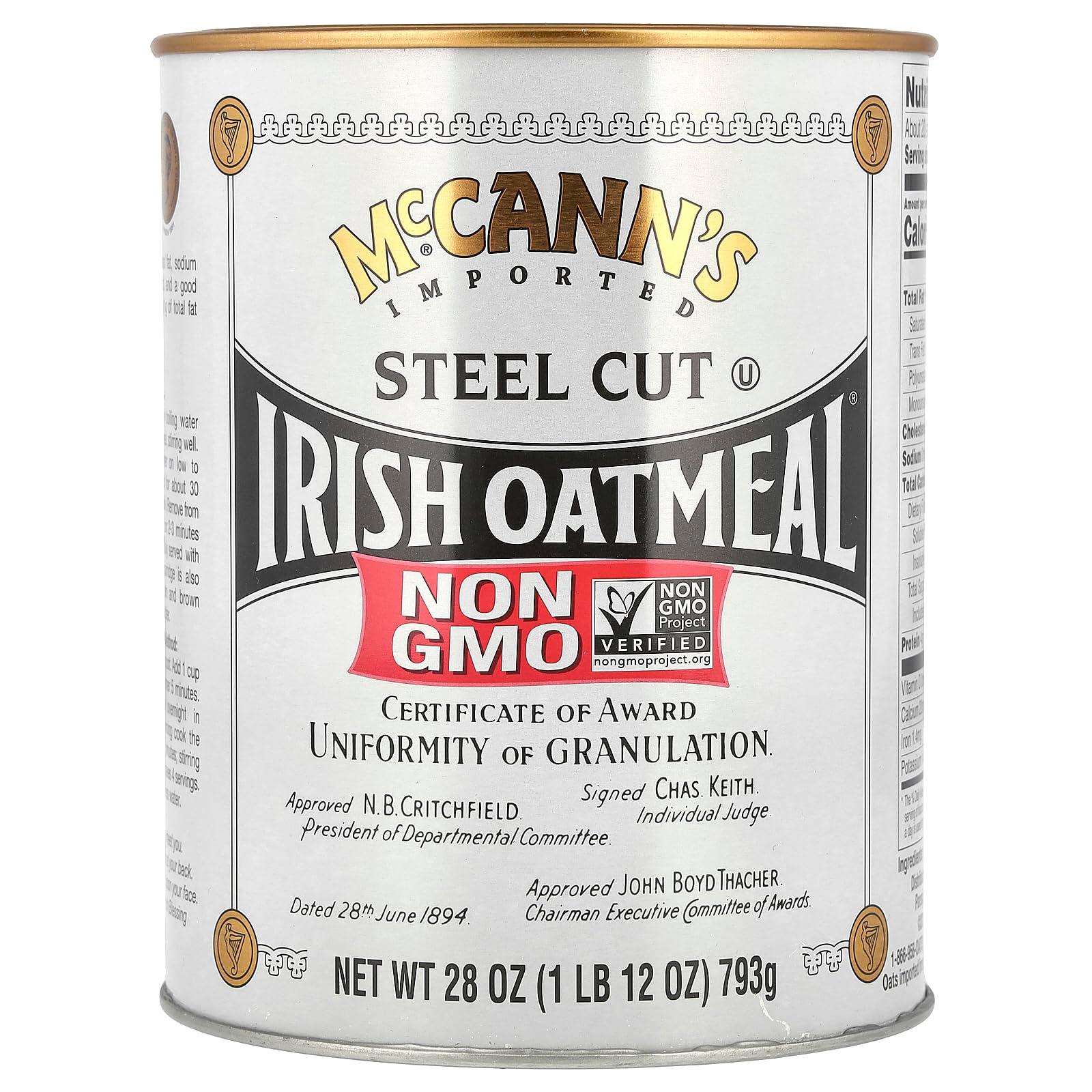 McCann's Irish Steel Cut Oatmeal 28 Ounces