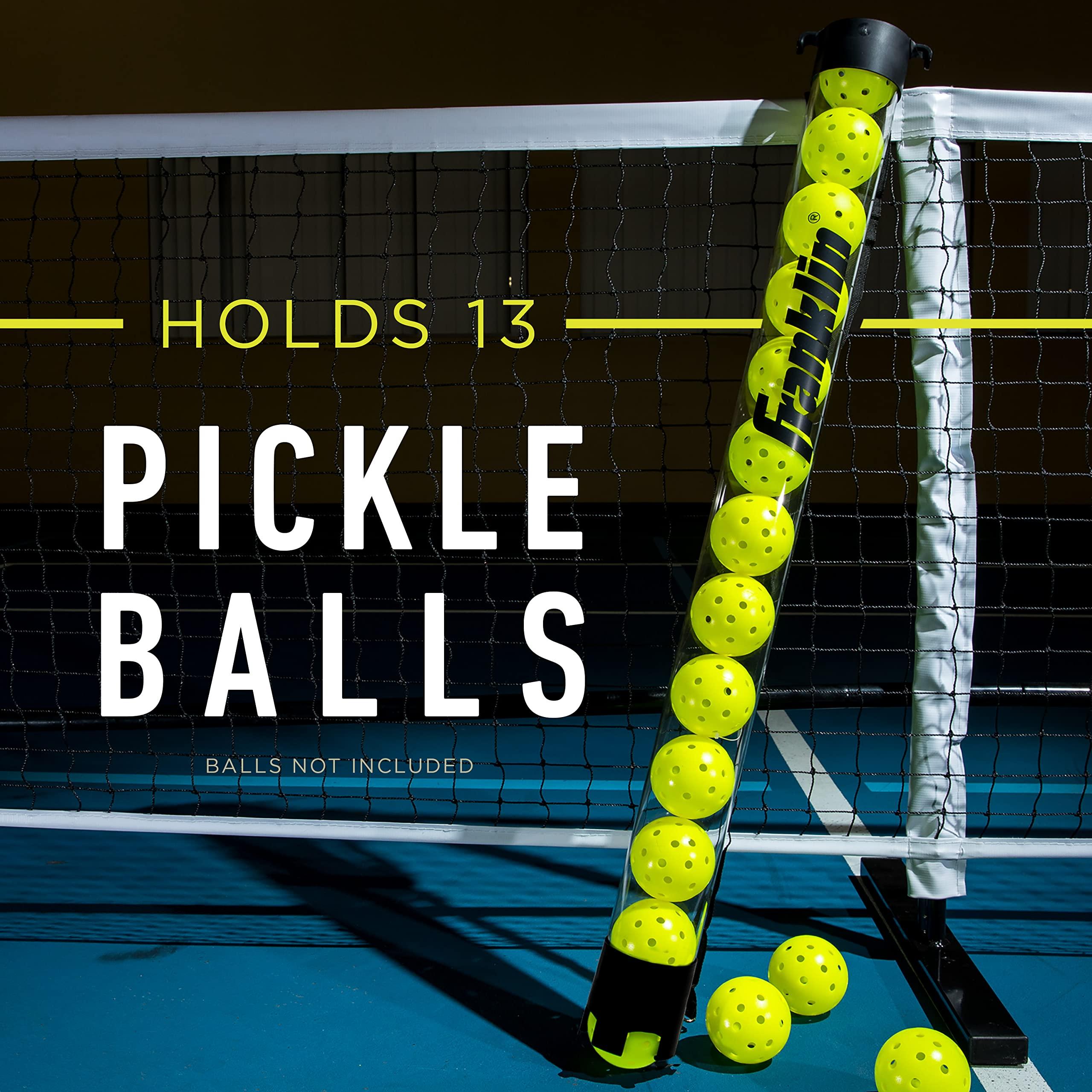Franklin Sports Pickleball, Tennis + Padel Ball Hopper Tubes - (15) Tennis/Padel Ball + (13) Pickleball Picker Upper Tubes - Quick Pickup + Storage - Balls Not Included - Image 4
