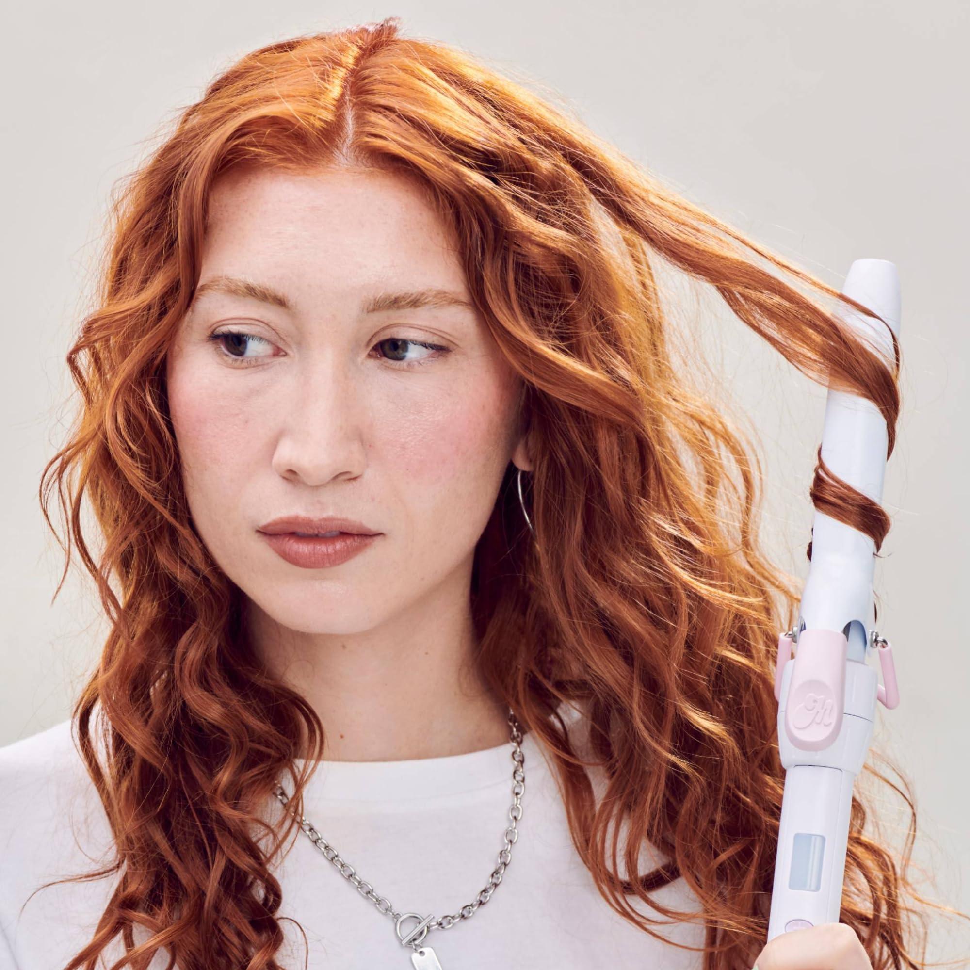 Mane The Power Curl Collection Hair Kit - 1.25" Curling Wand Styling Attachment + 1" Curling Iron Styling Attachment + Power Bottom Base - Designed with Dual Voltage for Travel (3 Count) - Image 8