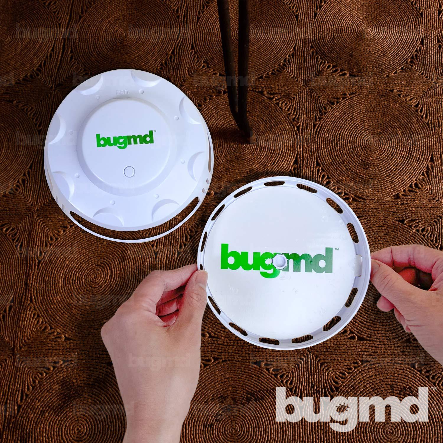 BugMD Flea Trap Refill Disc - Pest Trapper, Traps Pest Control Sticky Pad for Bugs Fleas Mosquitoes, No Harsh Chemicals, Family Pet and Friendly - Image 2