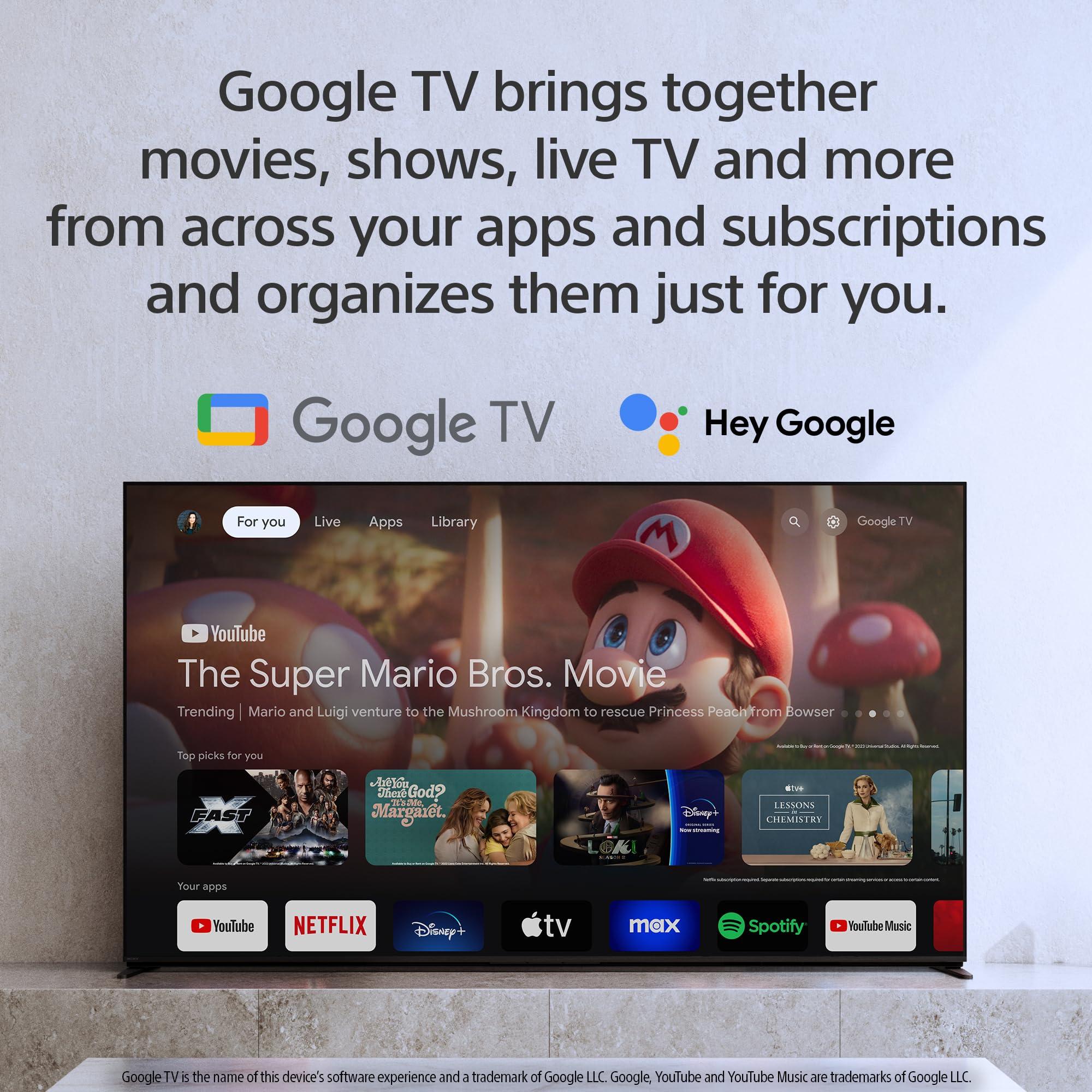 Sony BRAVIA 8 65 Inch OLED TV K-65XR80, Smart, Google TV, 4K Ultra HD, Exclusive Features for PlayStation 5, Dolby Vision HDR, 2024 Model - Image 8