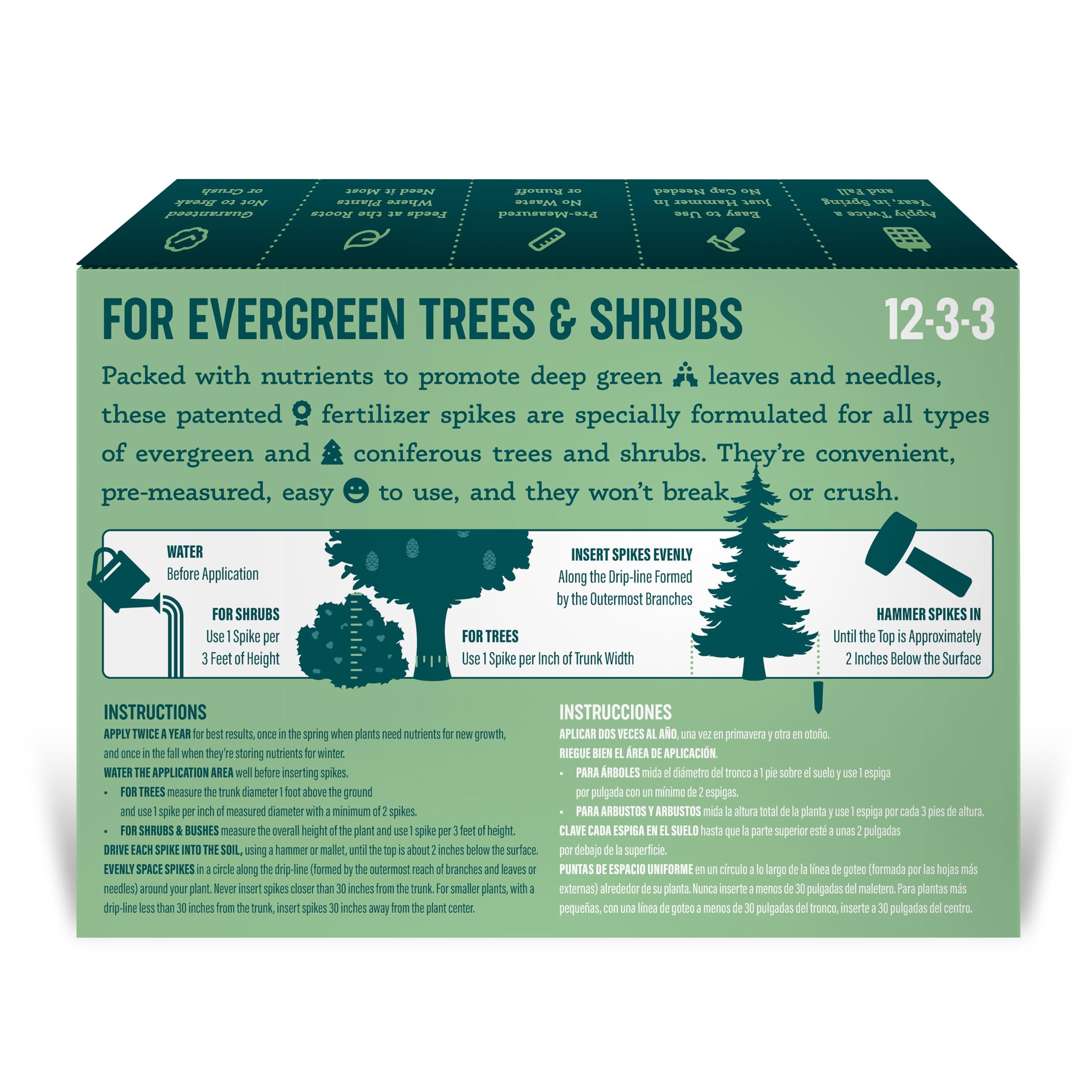 SimplyGro Fertilizer Spikes for Evergreen Trees & Shrubs (24 Spikes - 6.0 Lbs) - Image 5