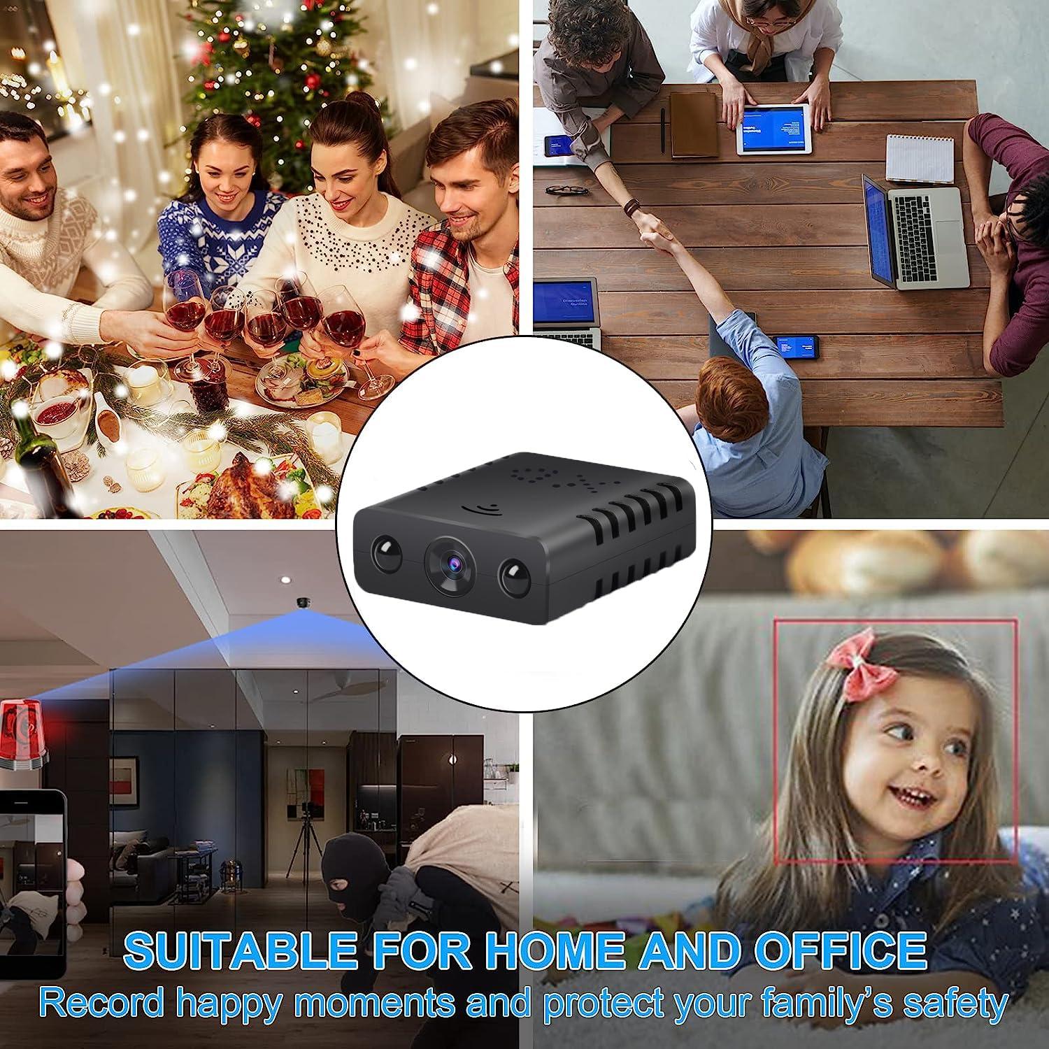 BAKEWAY Mini WiFi Camera Security Camera HD 1080P Nanny Cam with Night Vision, Remote Viewing for Security with iOS,Android Phone - Image 7