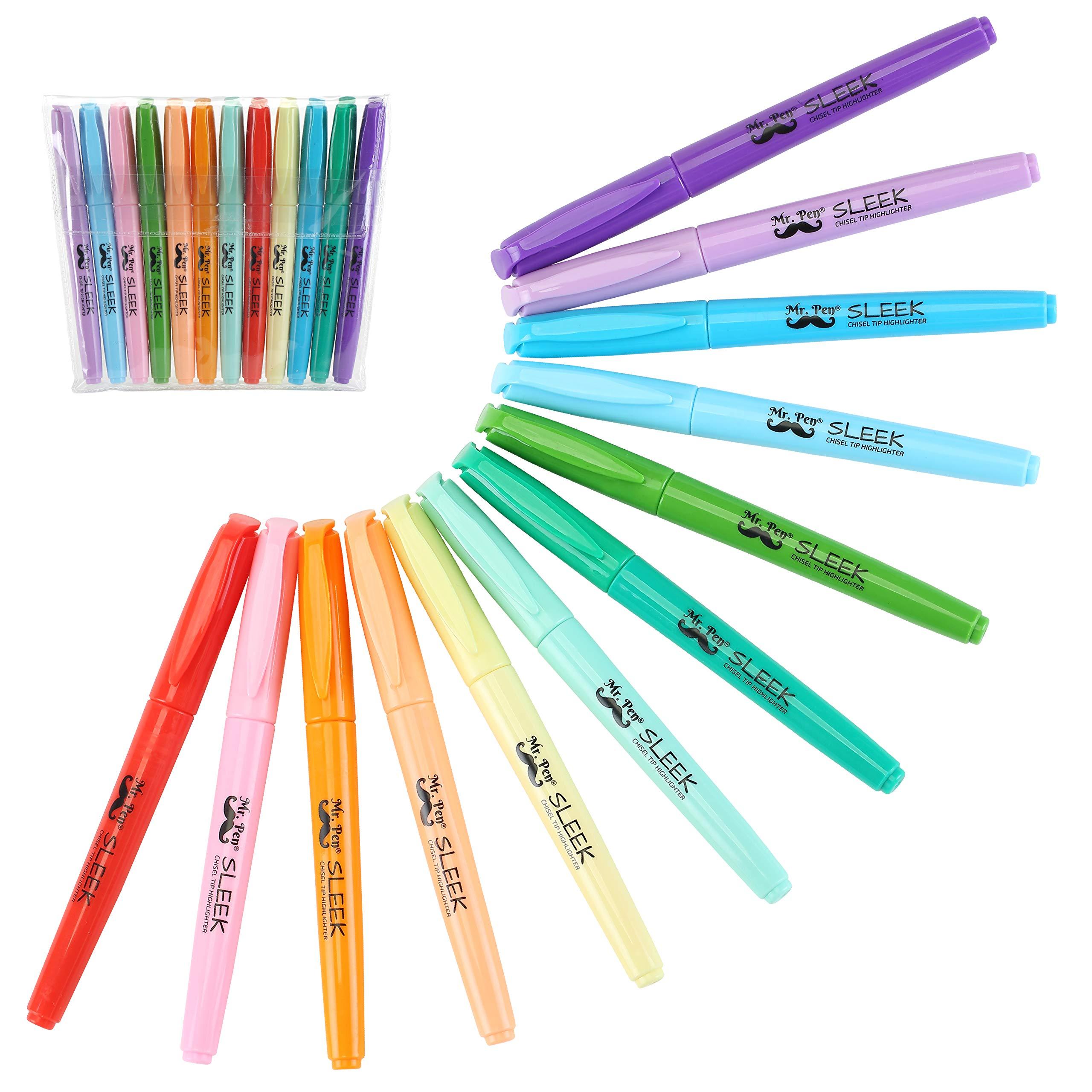 Mr. Pen- Pastel Highlighters, 12 Pack, Assorted Colors, Fast Dry, Highlighter Pastel, Set, Bible Journaling Highlighter, Marker, Colored School Supplies - Image 8