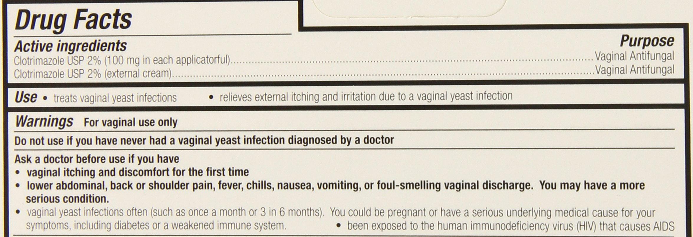 Clotrimazole 3 Day Vaginal Cream 0.74 Oz, 3 dosages - Image 3