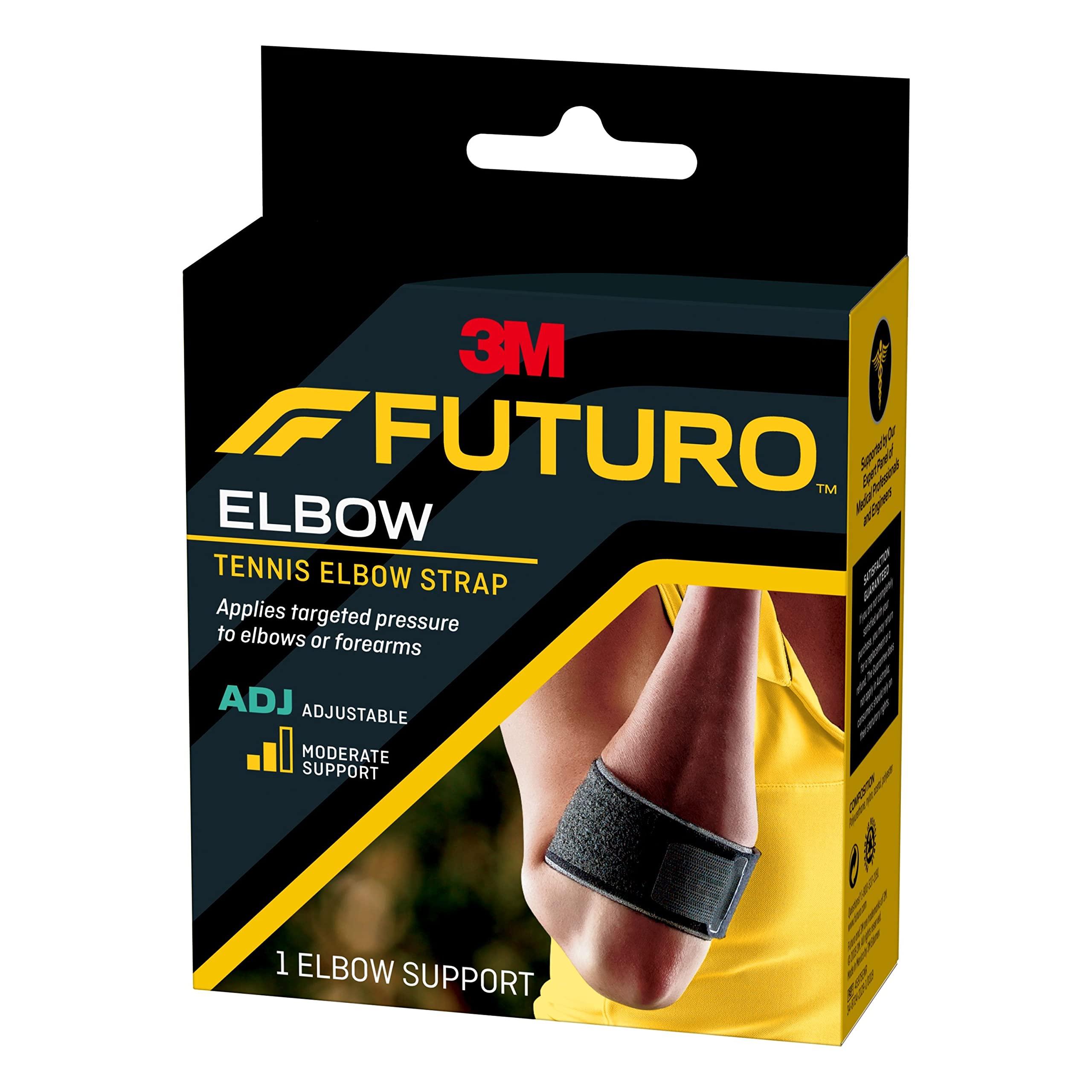 FUTURO Tennis Elbow Strap, Provides Moderate Support to Weak, Sore and Injured Tendons, Adjustable - Image 7