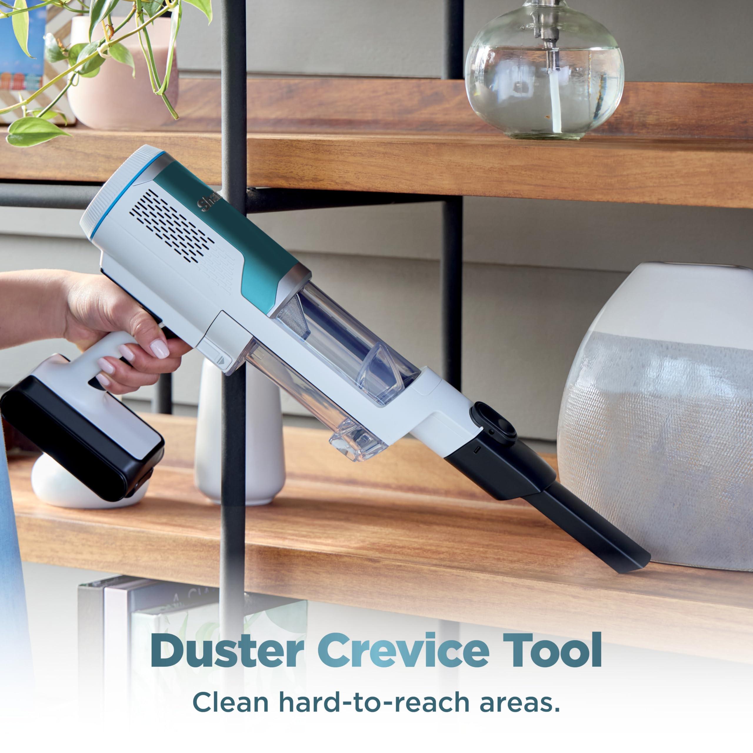 Shark Clean & Empty Cordless Stick Vacuum – Lightweight Cordless with HEPA Filter, Portable, Rechargeable, Auto-Empty System, Stick Vacuum for Pet Hair, Carpets & Hardfloor, White, BU3521 - Image 11