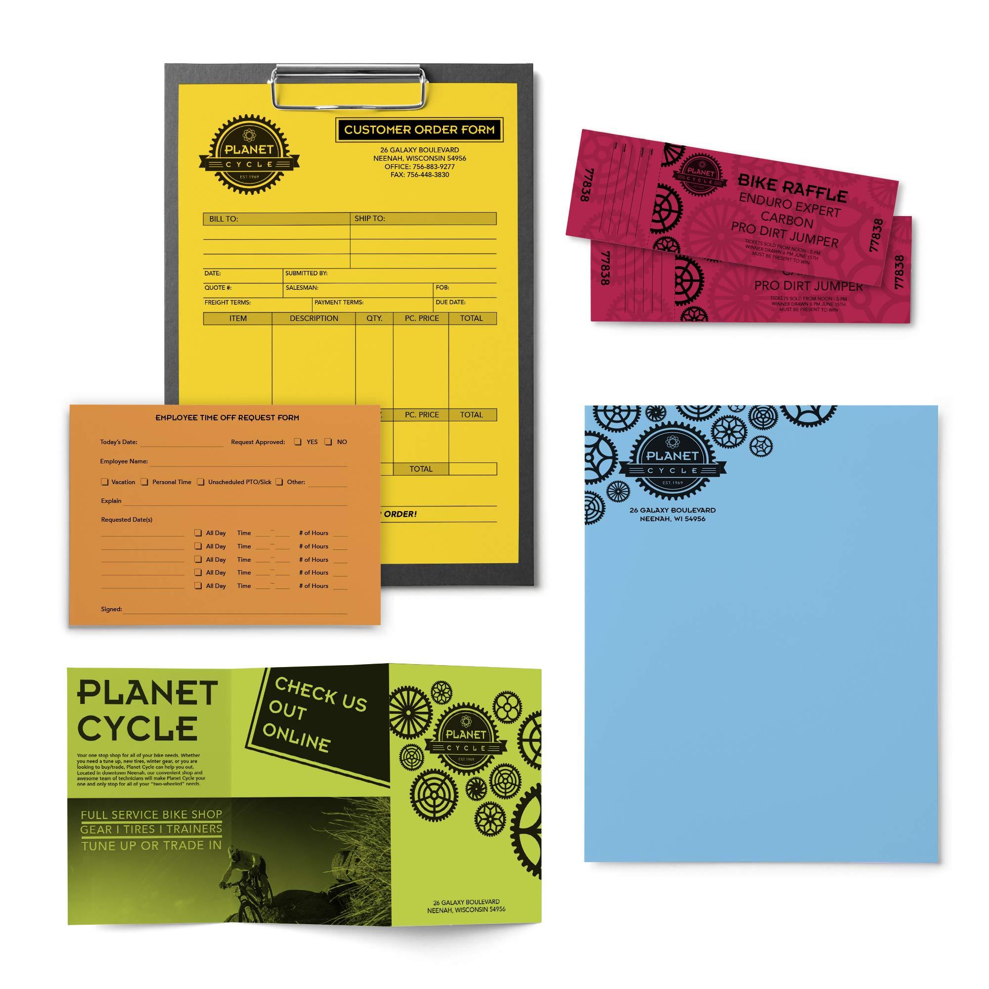Astrobrights Mega Collection, Colored Paper,"Classic" 5-Color Assortment, 625 Sheets, 24 lb/89 gsm, 8.5" x 11" - MORE SHEETS! (91623) - Image 6