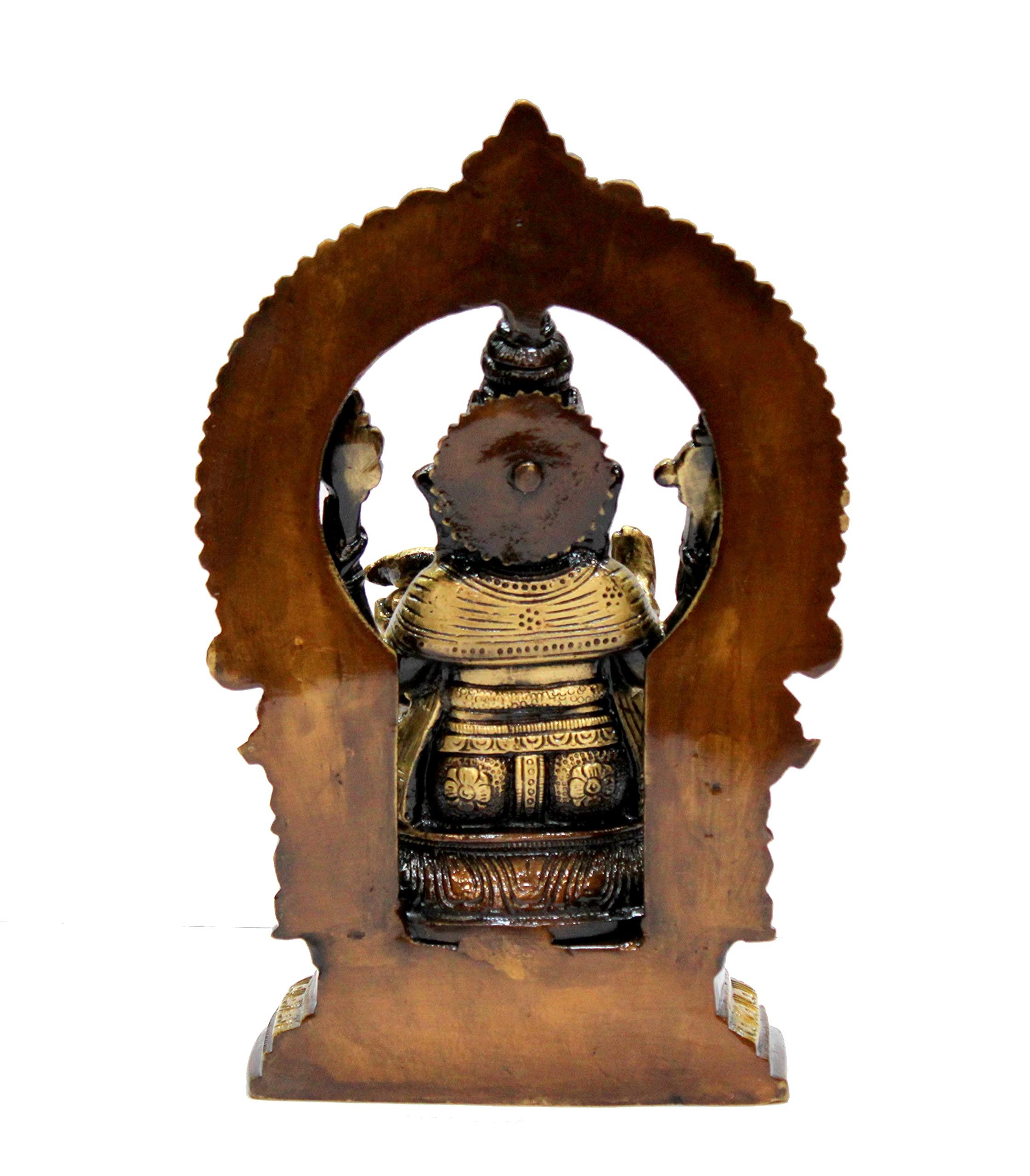 eSplanade Brass Ganesh Ganesha Ganpati Vinayak Showpiece | Murti Idol Statue Sculpture - 9.75" Inches - Multi - Image 5