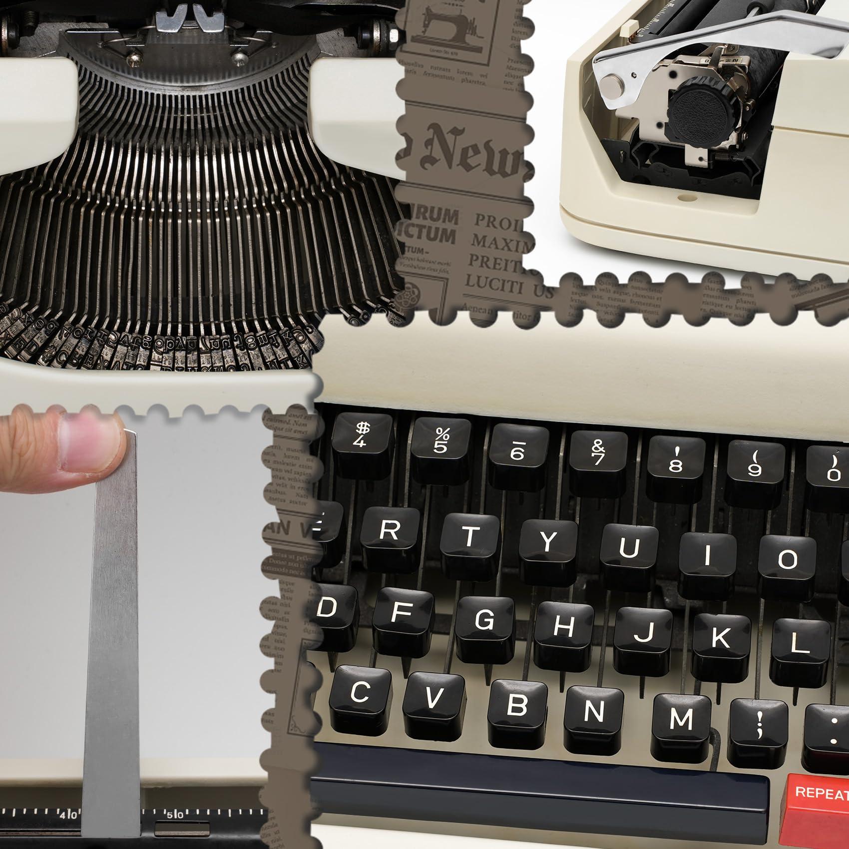 [Vintage Collector's Pick] Vintage Manual Typewriter (Individually Restored Standard Model) — Retro Artistry/Children's Mechanical Guide/Geniune Keystroke Sensation - Image 5