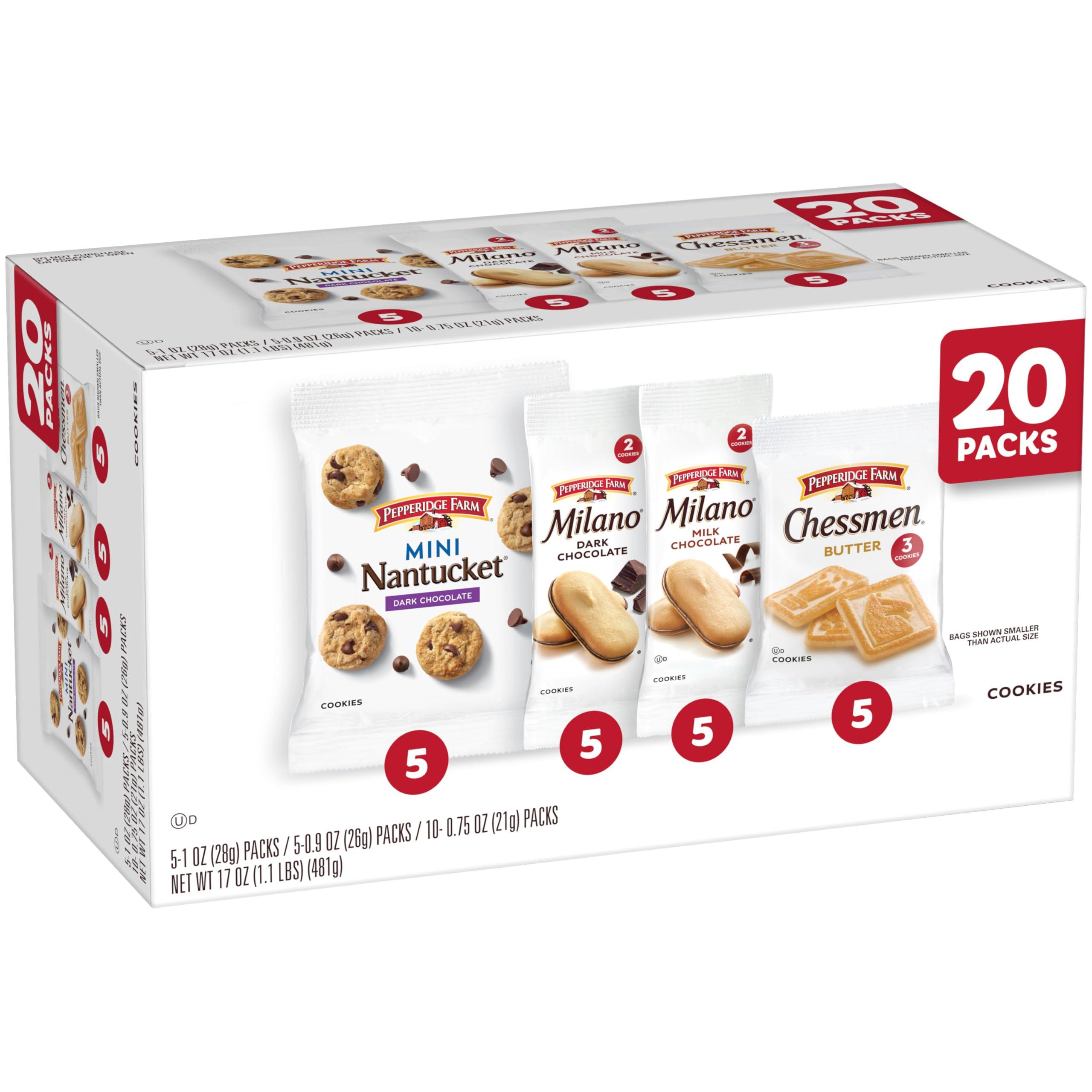 Pepperidge Farm Cookies Variety Pack, Snack Packs, 20 Pk - Image 5
