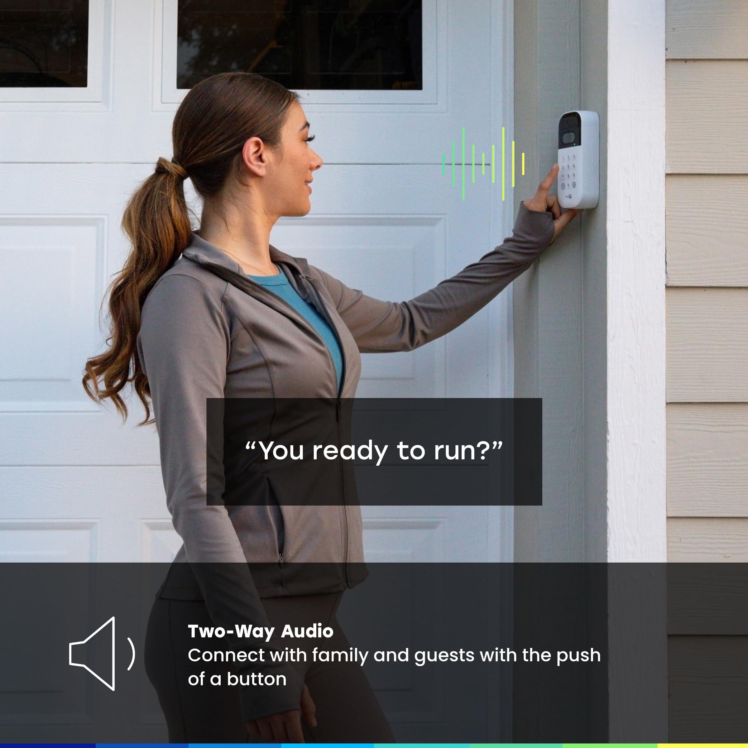 myQ Smart Garage Door Video Keypad with Wide-Angle Camera,Customizable PIN Codes,and Smartphone Control–Take Charge of Your Garage Access Works with Chamberlain, LiftMaster and Craftsman openers,White - Image 6