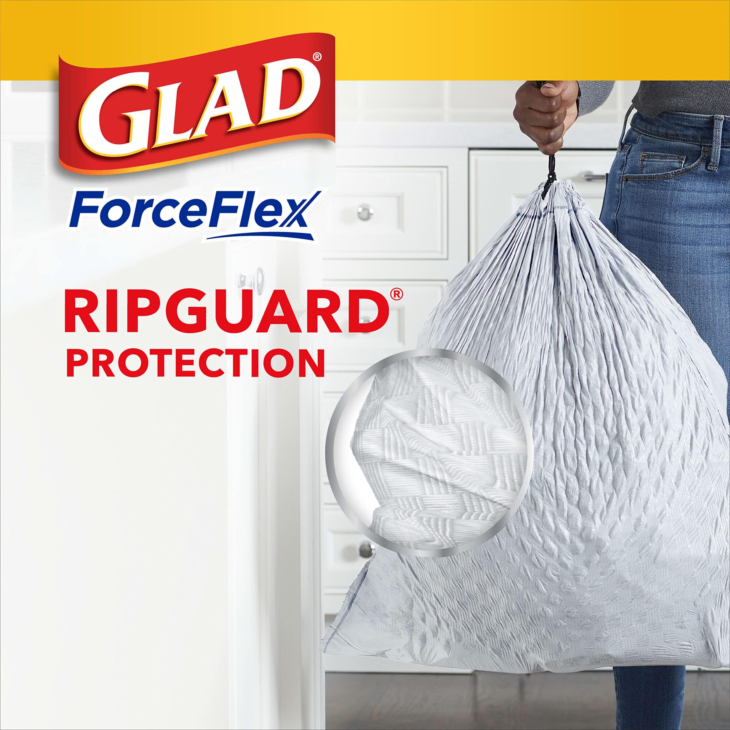 Glad ForceFlex Tall Kitchen Trash Bags, 13 Gal, Gain Lavender with Febreze, 80 Ct (Pack May Vary) - Image 6