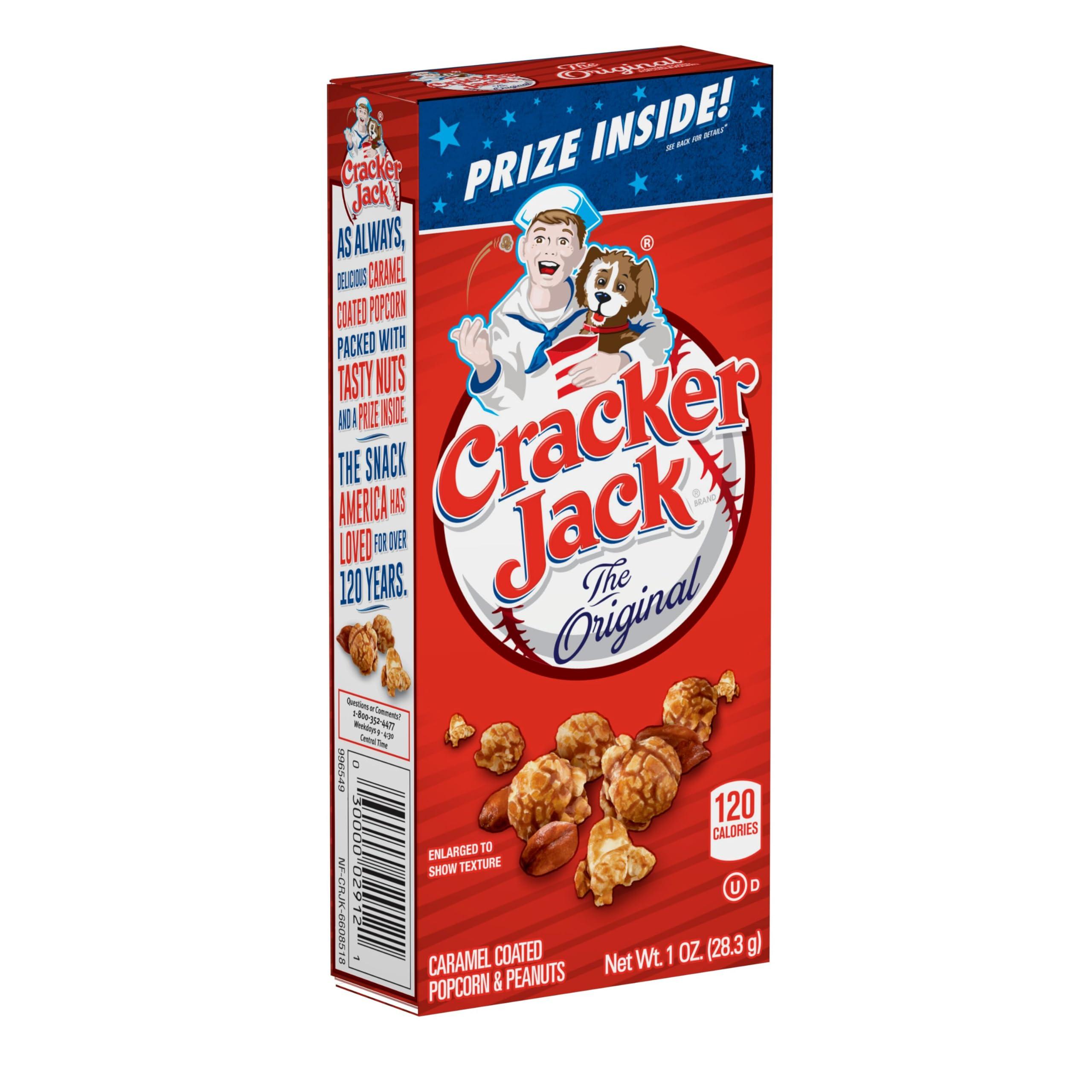 Cracker Jack Caramel Coated Popcorn & Peanuts, Original, 1 Ounce Boxes (Pack of 25) - Image 3