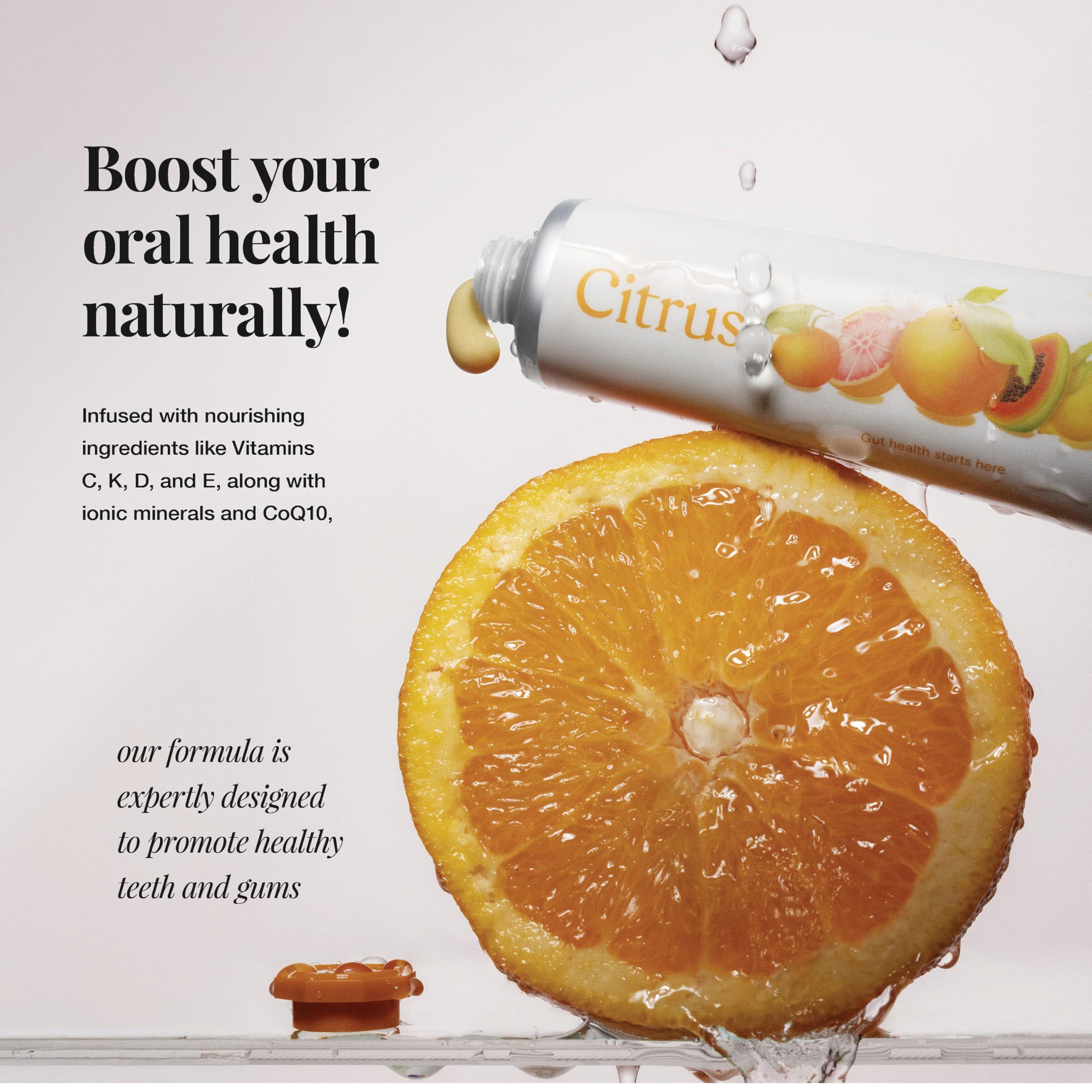 Revitin Toothpaste | Fluoride-Free Prebiotic Citrus Tooth Gel | No SLS, Gluten Free, Dye Free, GMO Free, No Sweeteners | Non-Toxic, Kid Approved - Image 4