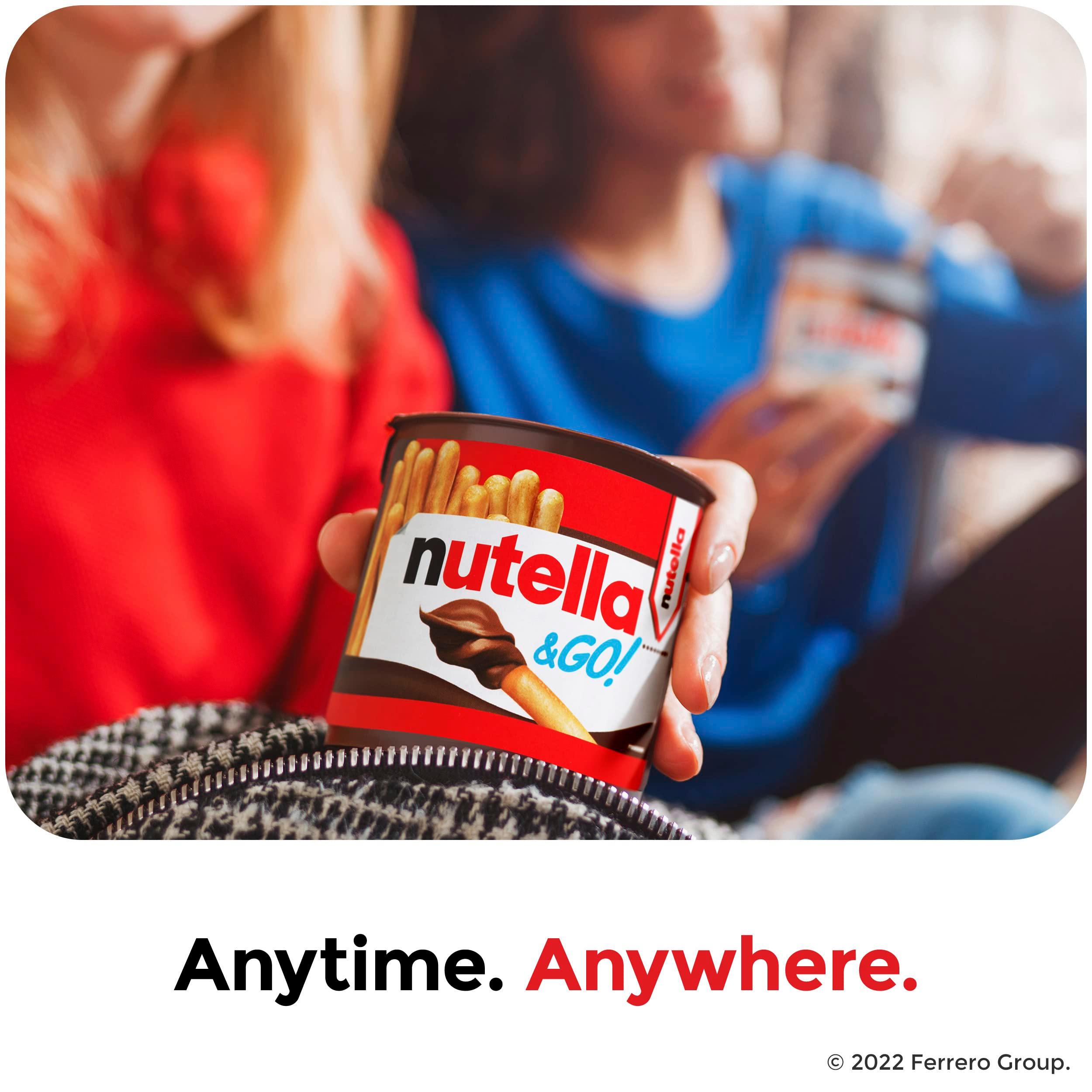 Nutella & GO! Bulk 24 Pack, Hazelnut and Cocoa Spread with Breadsticks, Stocking Stuffers, Snack Cups, 1.8 oz Each​ - Image 4
