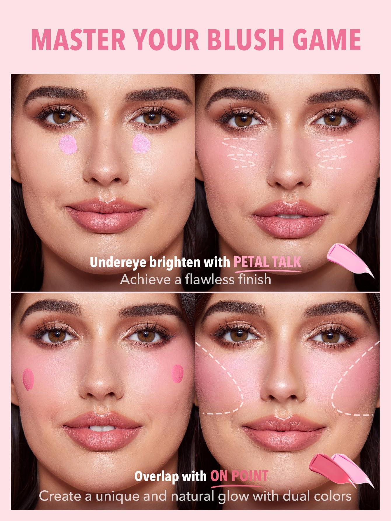 SHEGLAM Color Bloom Liquid Blush Makeup for Cheeks Matte Finish - Petal Talk - Image 2