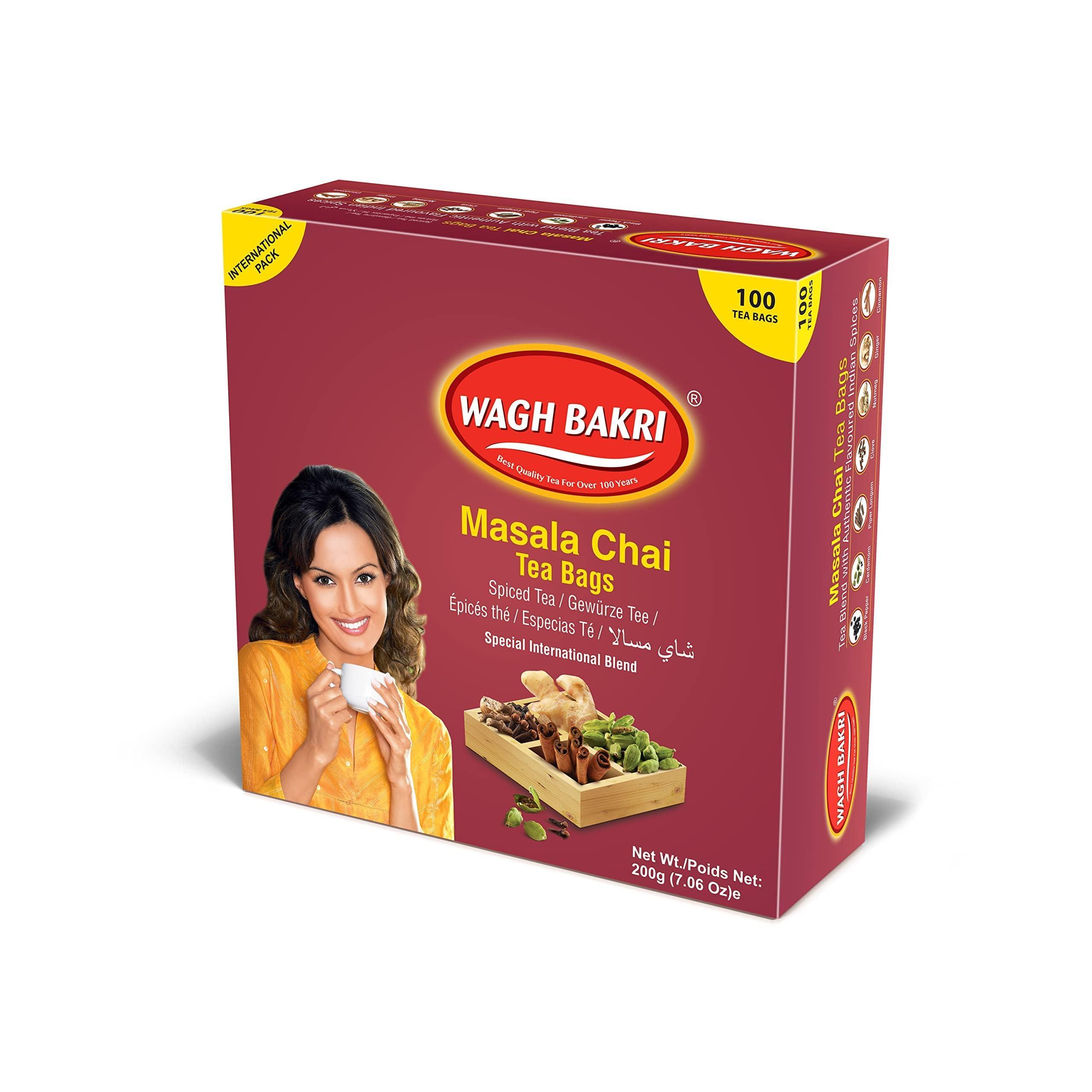 Wagh Bakri Masala Chai Tea 100 Bags Celebration Offer with 25 Green Tea Bags FREE - Image 2