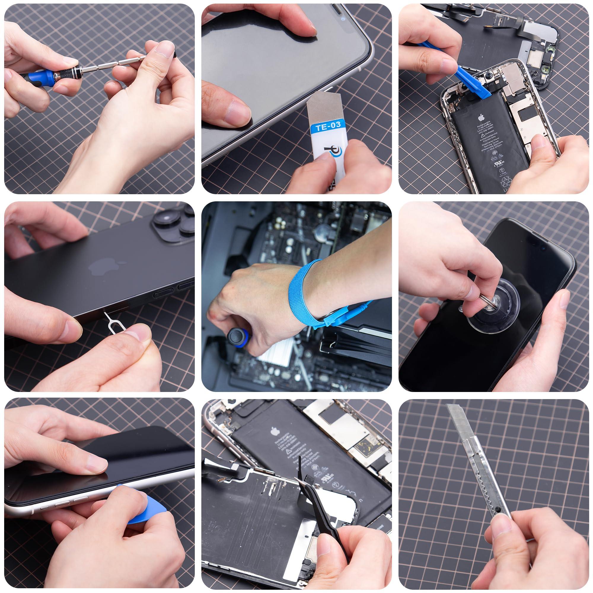 XOOL 82 in 1 Precision Screwdriver Set, Magnetic Electronics Repair Tool Kit with Flexible Shaft and Extension Rod, Compatible for PC, Laptop, iPhone, PS4, PS5, Xbox, Camera, Computer, Tablet - Image 3