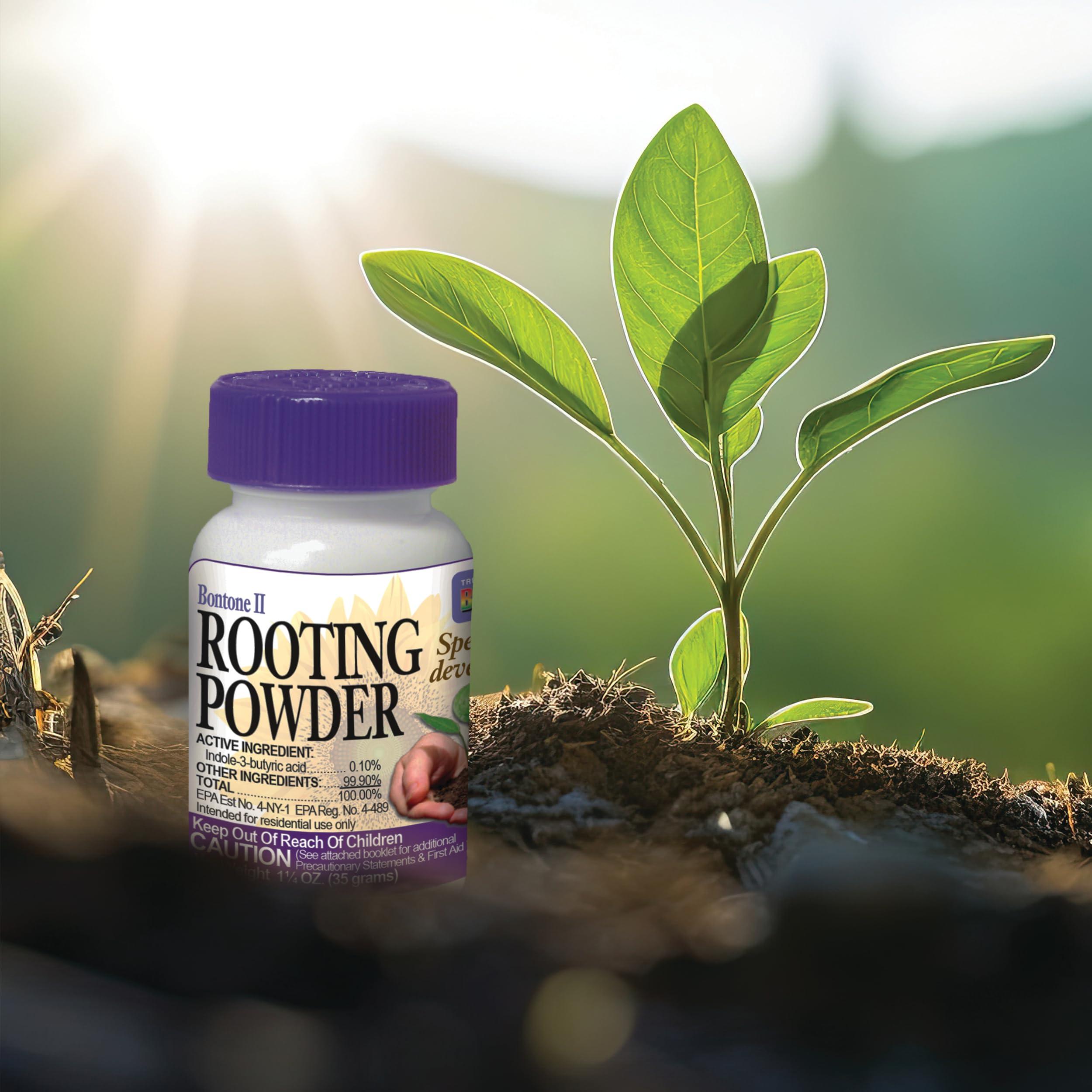 Bonide Bontone II Rooting Powder, 1.25 oz Ready-to-Use Dust for Houseplants and Transplants Speeds Root Development - Image 7
