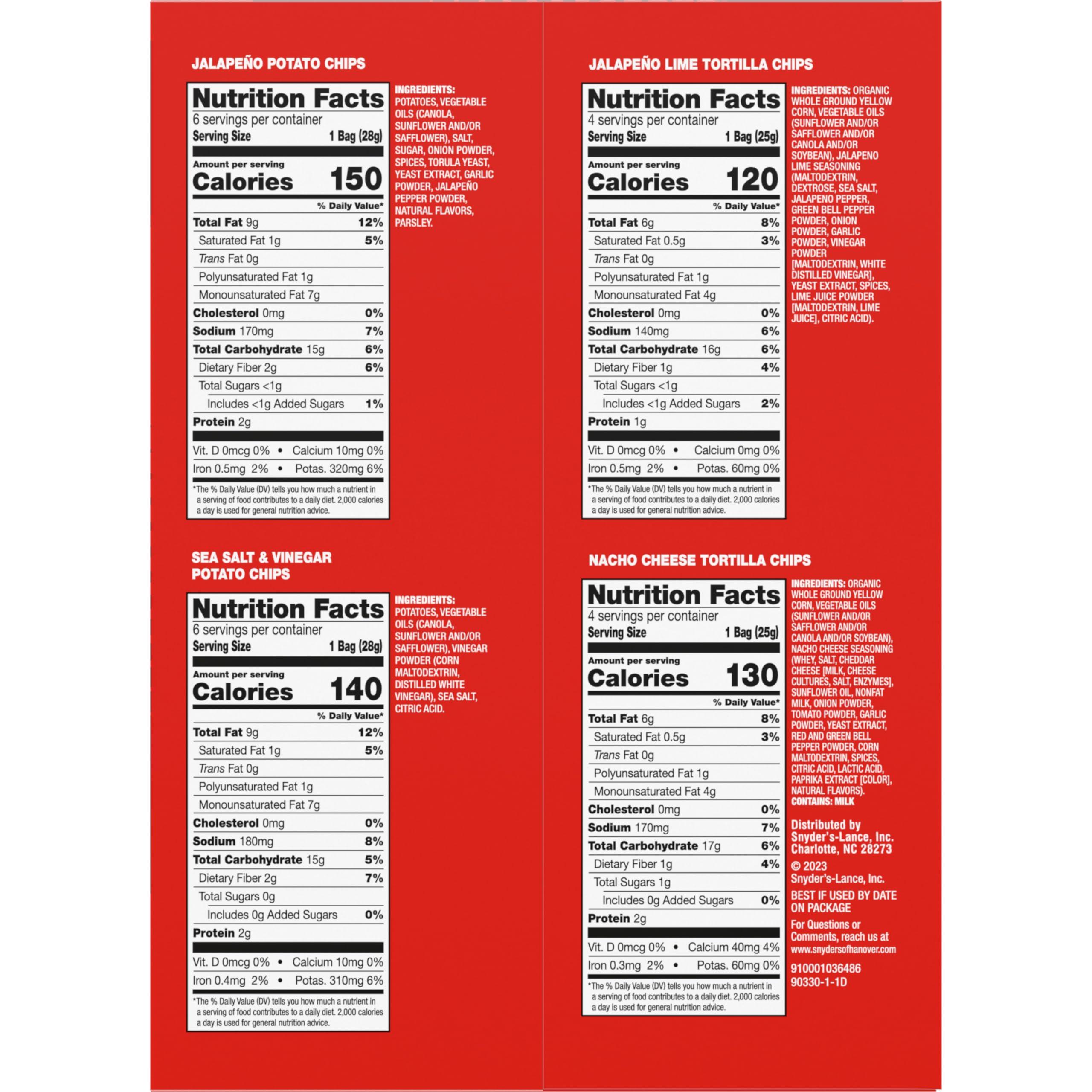 Kettle Brand and Late July Snacks Mix Variety Pack, 20 Count Snack Bags - Image 3