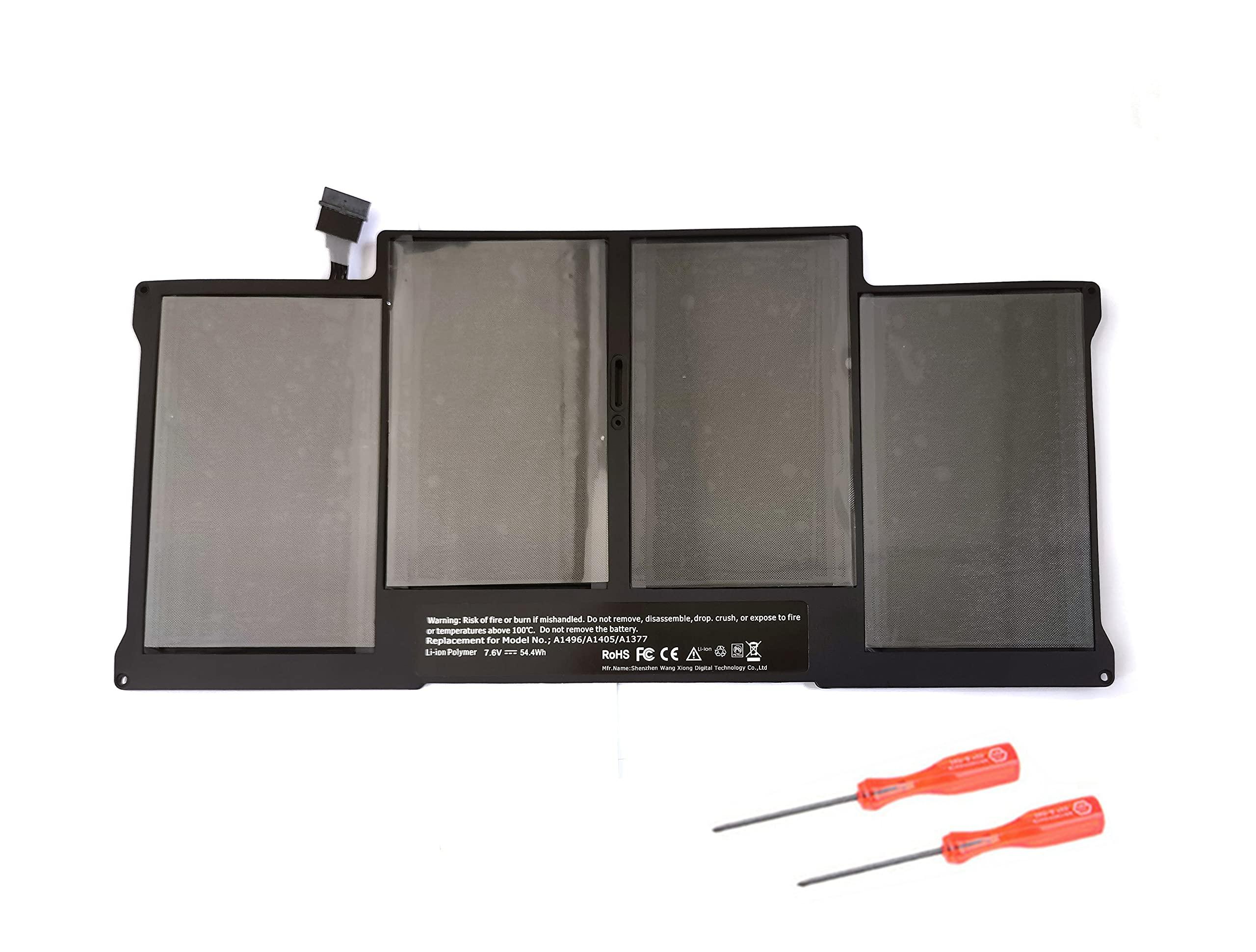 7XINbox 7.6V 54.4Wh A1377 A1405 A1496 Replacement Laptop Battery Compatible with Apple MacBook Air 13.3" A1466 2012 2013 2014 2015 MC965 MC966 MD231 MD232 020-7379-A 020-8143-A