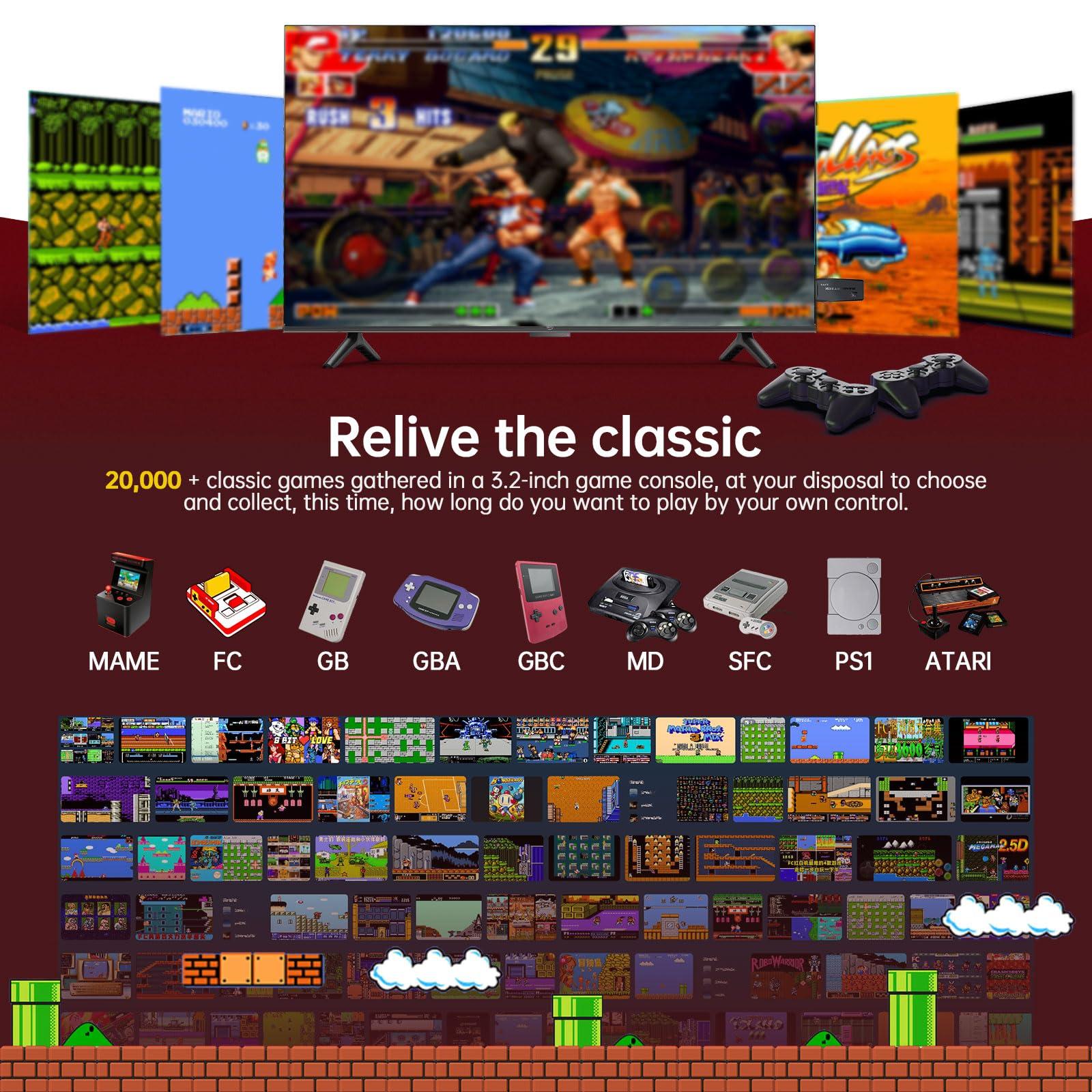 2025 Upgraded Game King:Retro Game Console,Retro Game Stick with 20,000+ Games,4k Hdmi Output Game Stick,TV-Connectable Game Stick Wireless Game Stick,Plug and Retro Play Video Games for TV - Image 3
