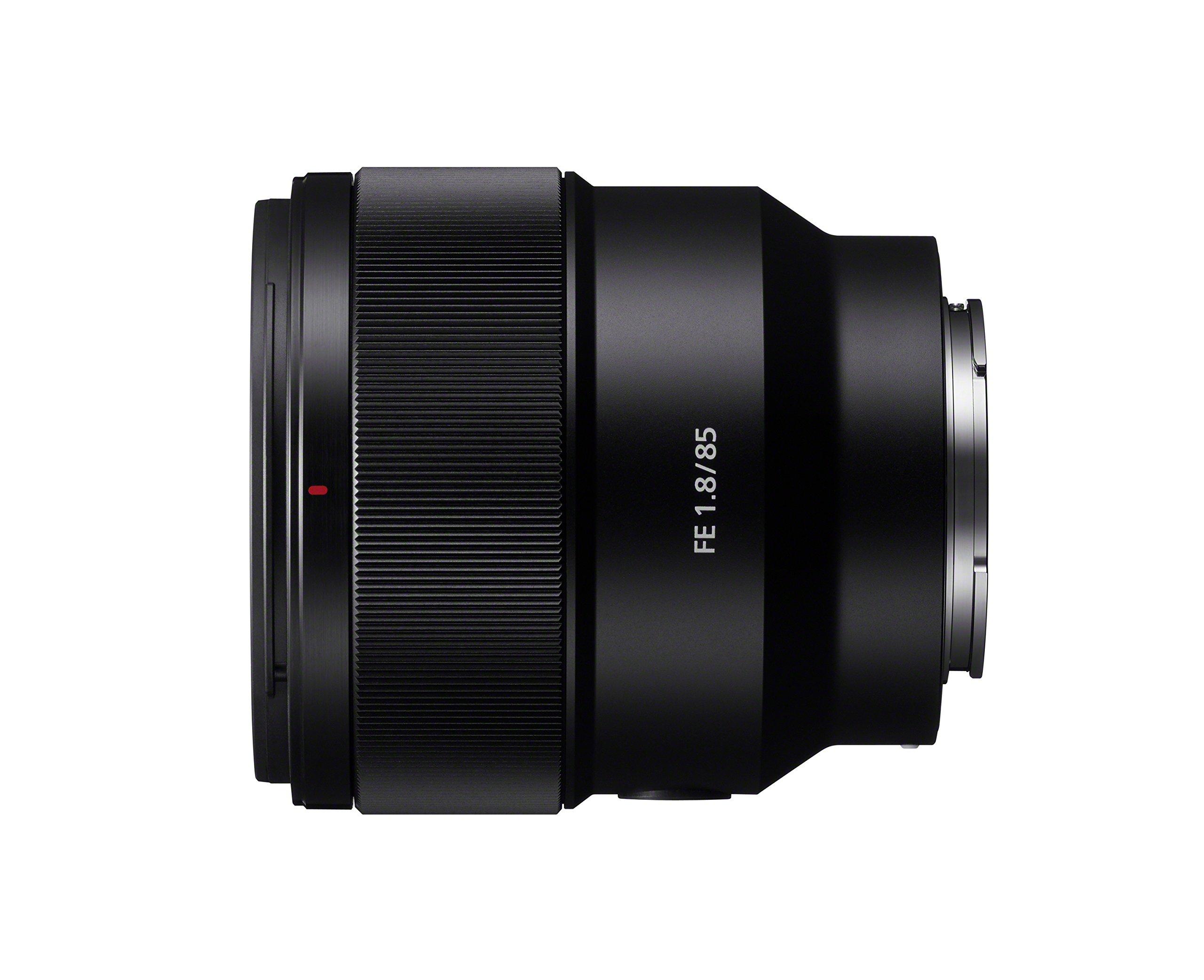 Sony SEL85F18 85mm F/1.8-22 Medium-Telephoto Fixed Prime Camera Lens, Black - Image 5
