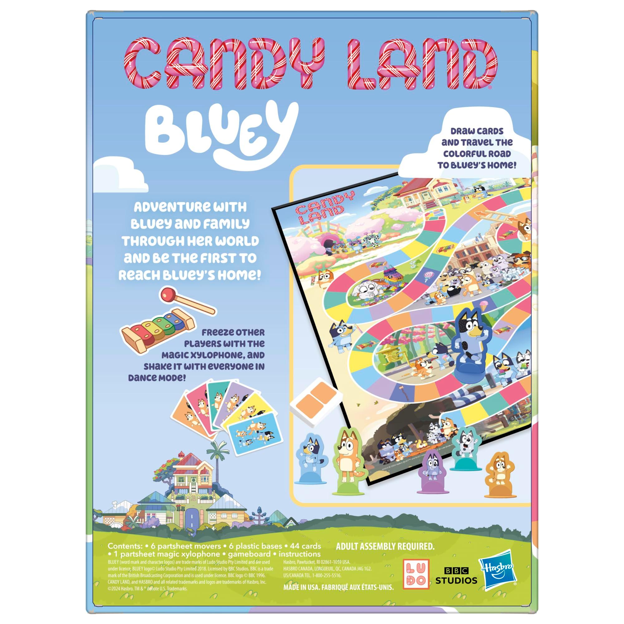 Hasbro Gaming Candy Land Bluey Edition Board Game | Ages 3 and Up | 2-6 Players | Play as Dad, Mum, Bluey, Bingo, Muffin, or Socks | Preschool Games | Kids Gifts (Amazon Exclusive) - Image 2