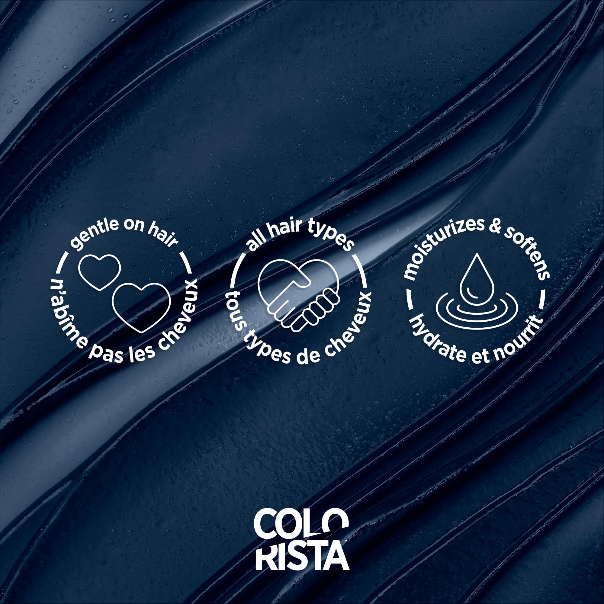 L'Oreal Paris Colorista Semi Permanent Hair Color for Bleached or Blonde Hair, Color Depositing Hair Mask Formula, Blue - Image 4