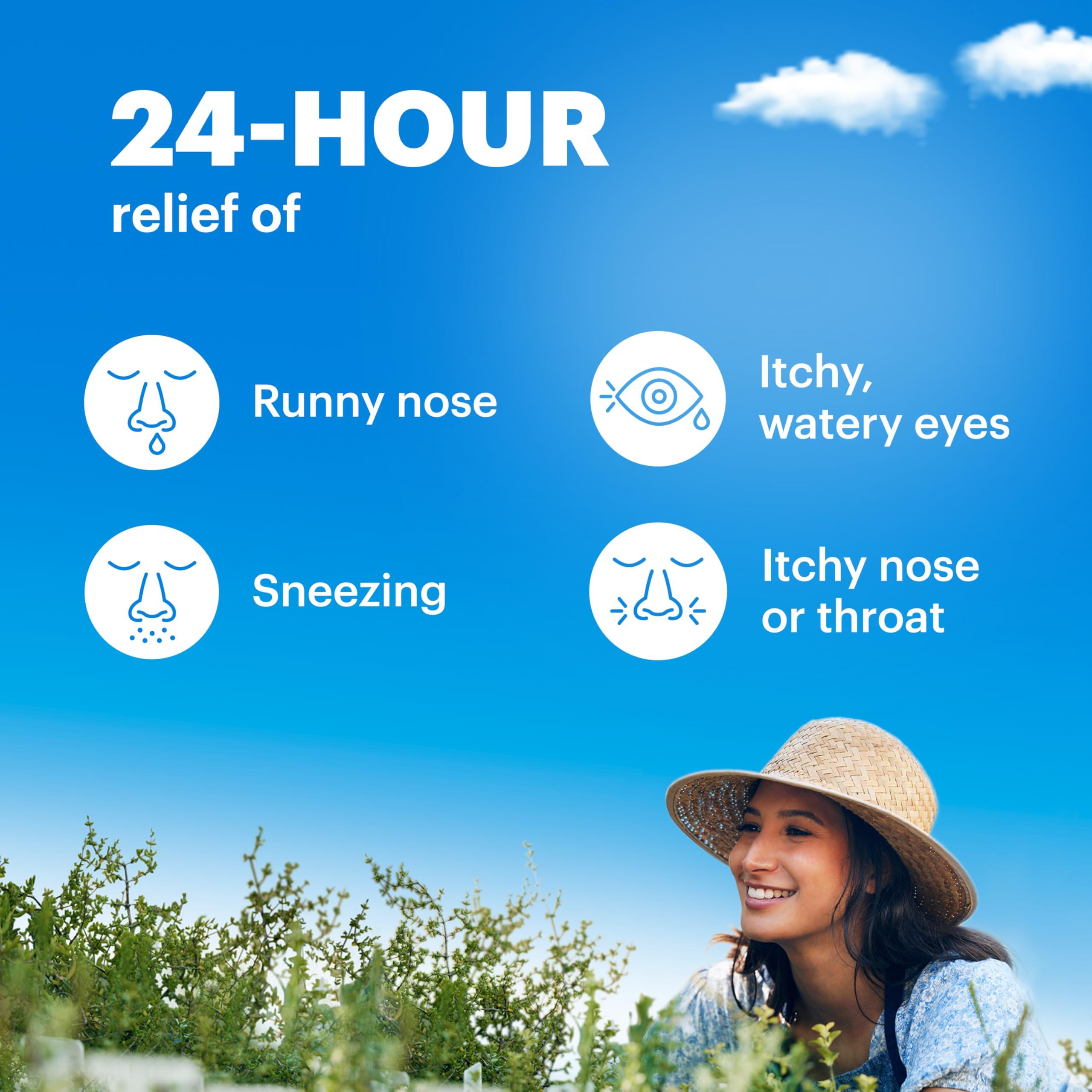 Claritin Allergy Medicine for Adults, 24-Hour Non-Drowsy Loratadine 10mg Pills, Antihistamine, 30 Tablets + 1ct On-The-Go Relief - Image 5