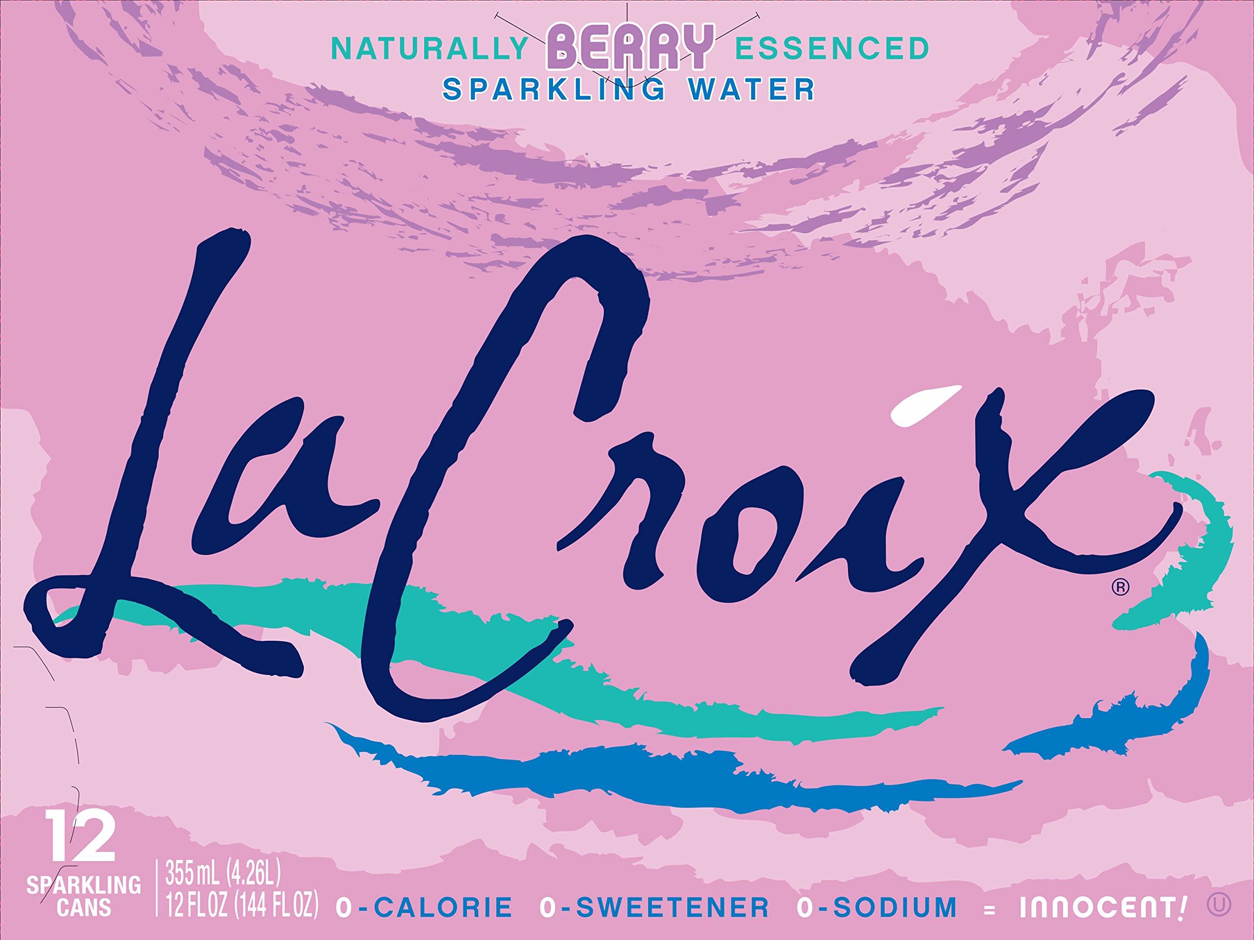 LaCroix Sparkling Water, Berry, 12 Fl Oz (pack of 12) - Image 3