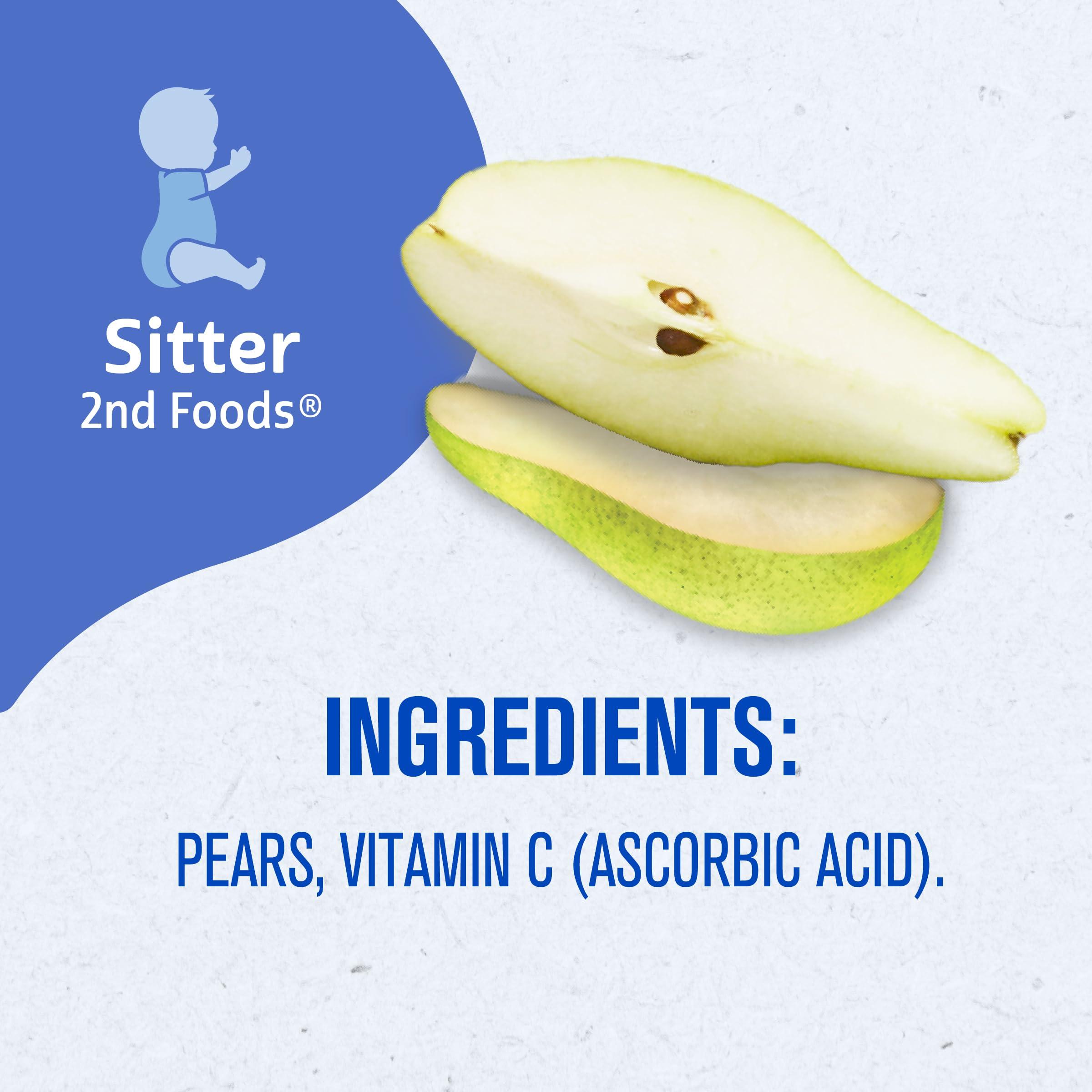 Gerber 2nd Food Baby Food Pear Puree, Natural & Non-GMO, 4 Ounce Tubs, 2-Pack (Pack of 8) - Image 8