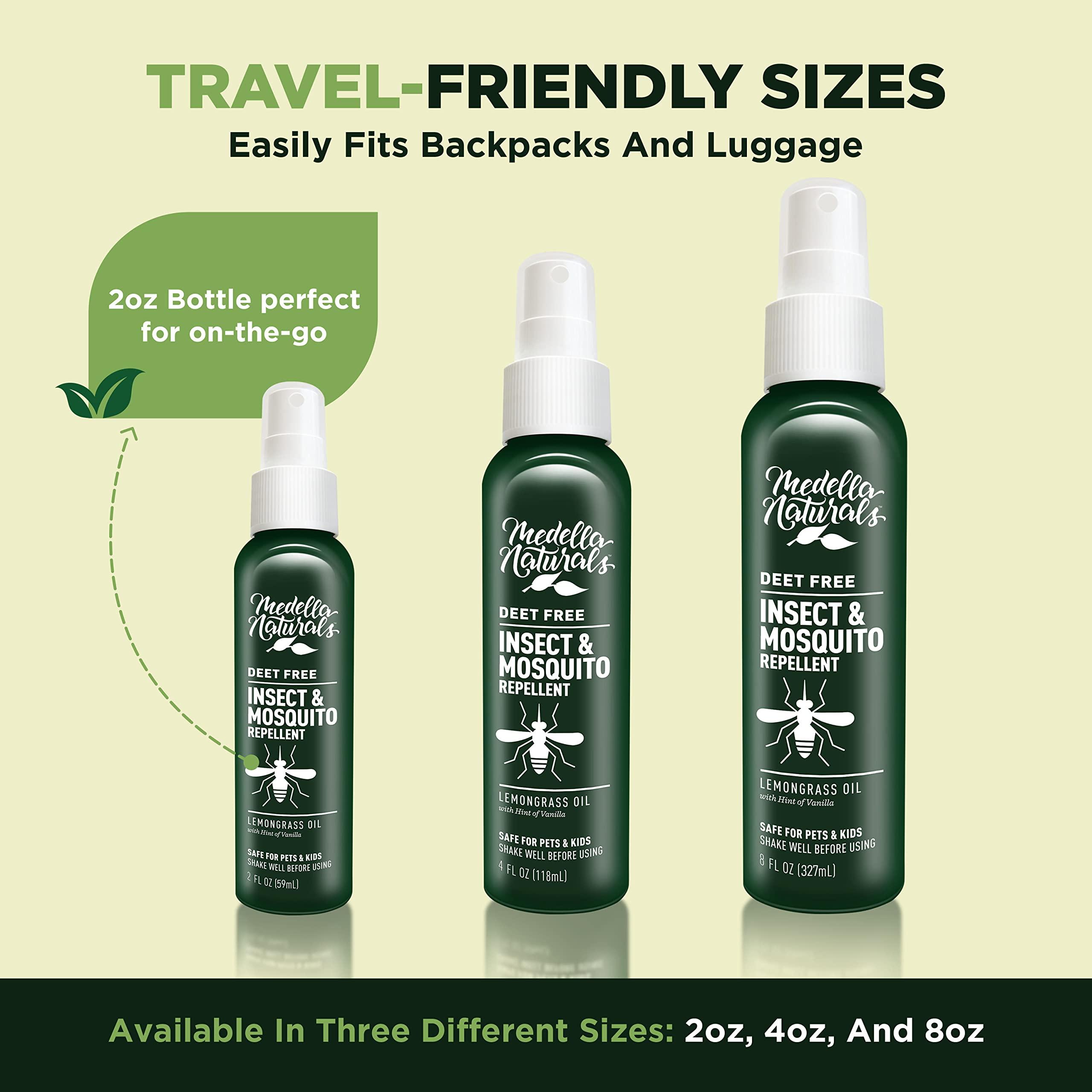 Deet-Free Insect & Mosquito Repellent Pack of 2 (4 oz) – Nice Smelling Insect Repellent with Lemongrass Oil Safe for Pets and Kids – Bug Spray Against Mosquitoes, Gnats, Black Flies, and No-See-ums - Image 8