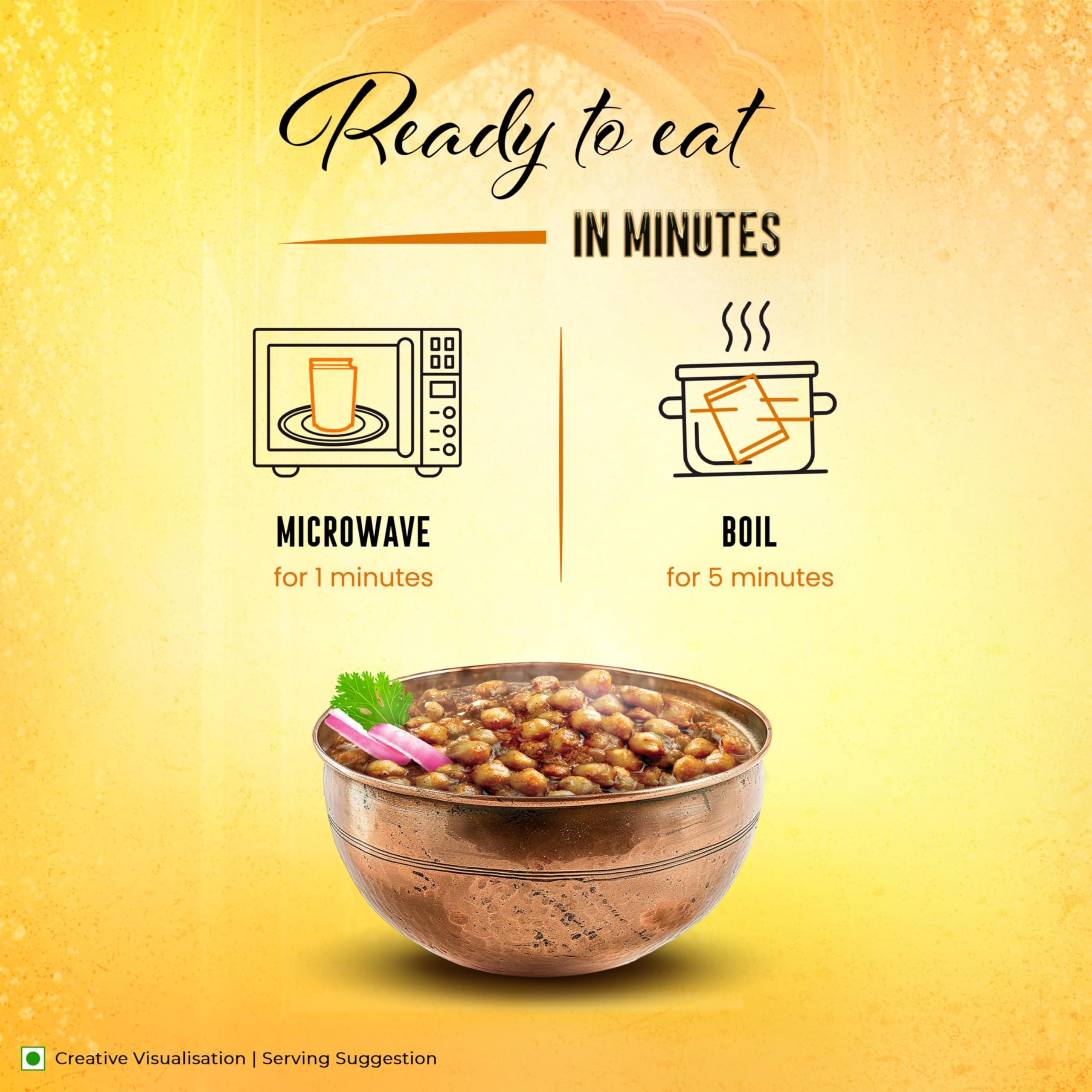 Kitchens of India Pindi Chana – Chick Peas Curry, (Pack of 6)10 Ounces , Gourmet Ready To Eat Authentic Indian Dish (Pack of 6) - Image 5
