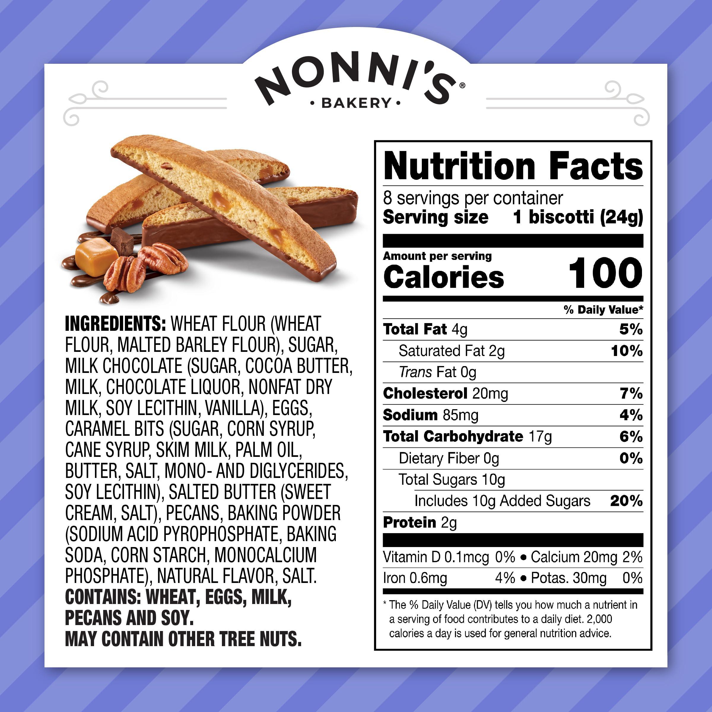 Nonni's, Turtle Pecan Biscotti, 6.88 Ounce - Image 2