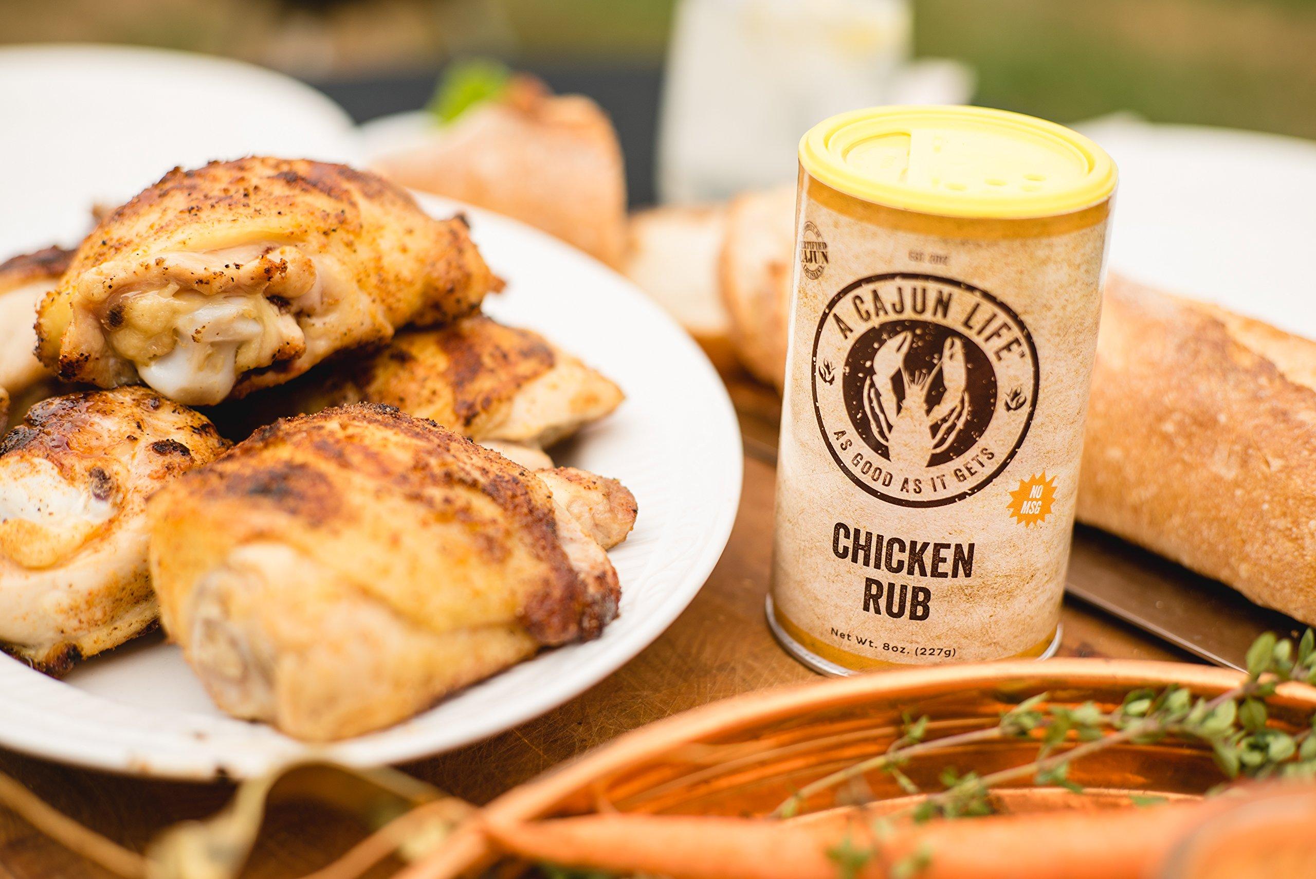 A Cajun Life Chicken Rub Seasoning | Authentic Certified Cajun Chicken Rub, Non-GMO, No MSG, 8 oz - Image 4