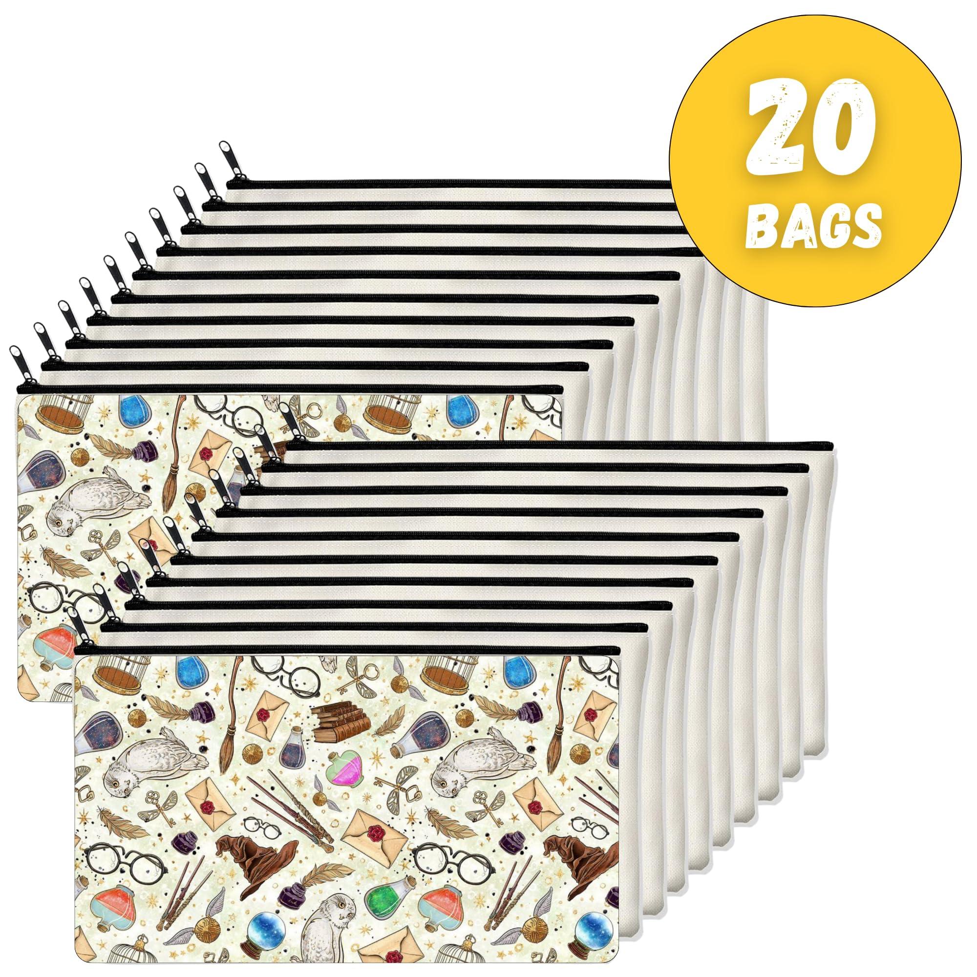 Echoglimmer 20 PCS Makeup Bag Wizard Harry Party Favors, Gift Bags, Harry Party Supplies, Fans Makeup Bag, Decorations Gift Bag, Harry Birthday Party Favors, Party Bags - H2 - Image 4