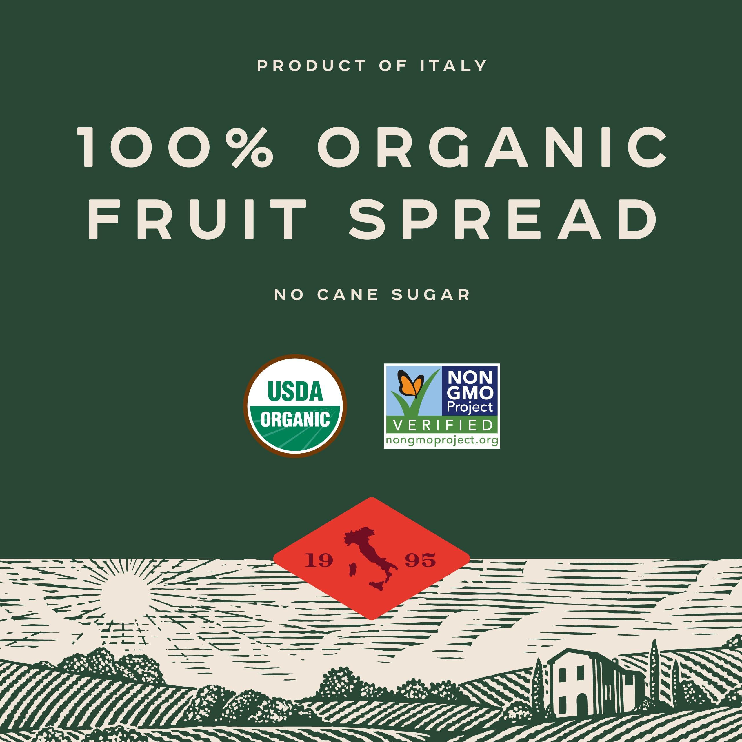 Bionaturae Organic Wild Berry Fruit Spread - Jelly Organic, Non-GMO, USDA Certified, No Sugar Added, No Preservatives, Organic Fruit Jam, Jam Organic, Made in Italy - 9 Oz - Image 4