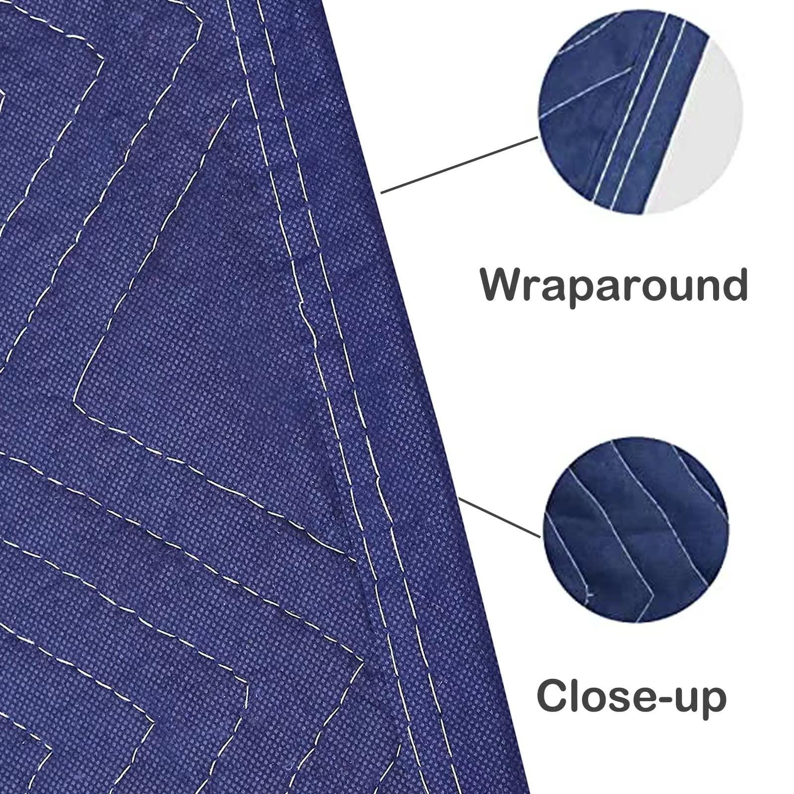 PONGHEI 2 Moving Blankets 40"x 72" Heavy Duty Packing Blankets for Moving Shipping Thick Furniture Wrapping for Moving Supplies Professional Quilted Shipping Blankets - Image 3