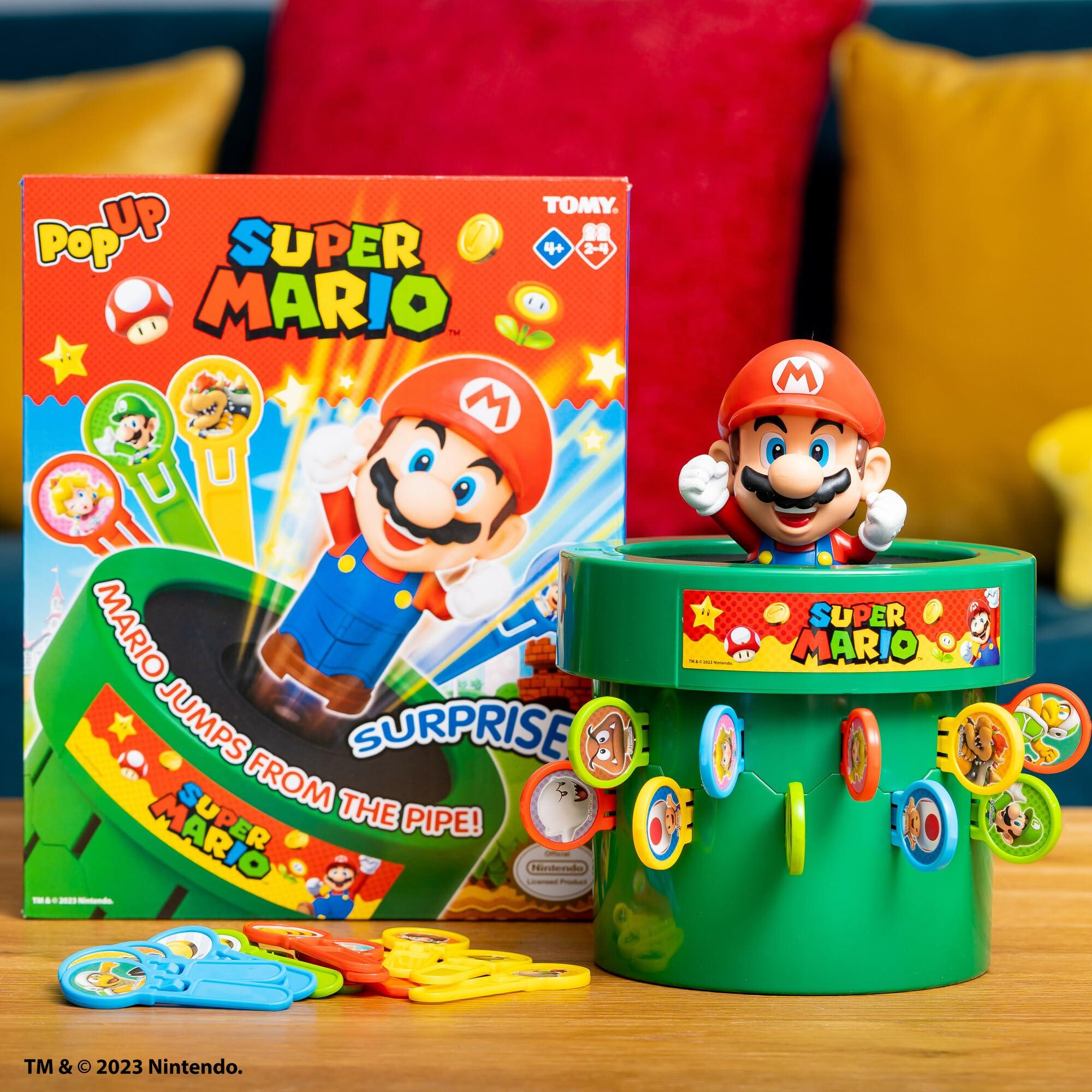 TOMY Pop Up Super Mario Board Game - Family and Preschool Kids Games for Family Game Night - Kids Activities and Super Mario Toys - Girls and Boys Games - 2-4 Players - Ages 4 Years and Up - Image 7