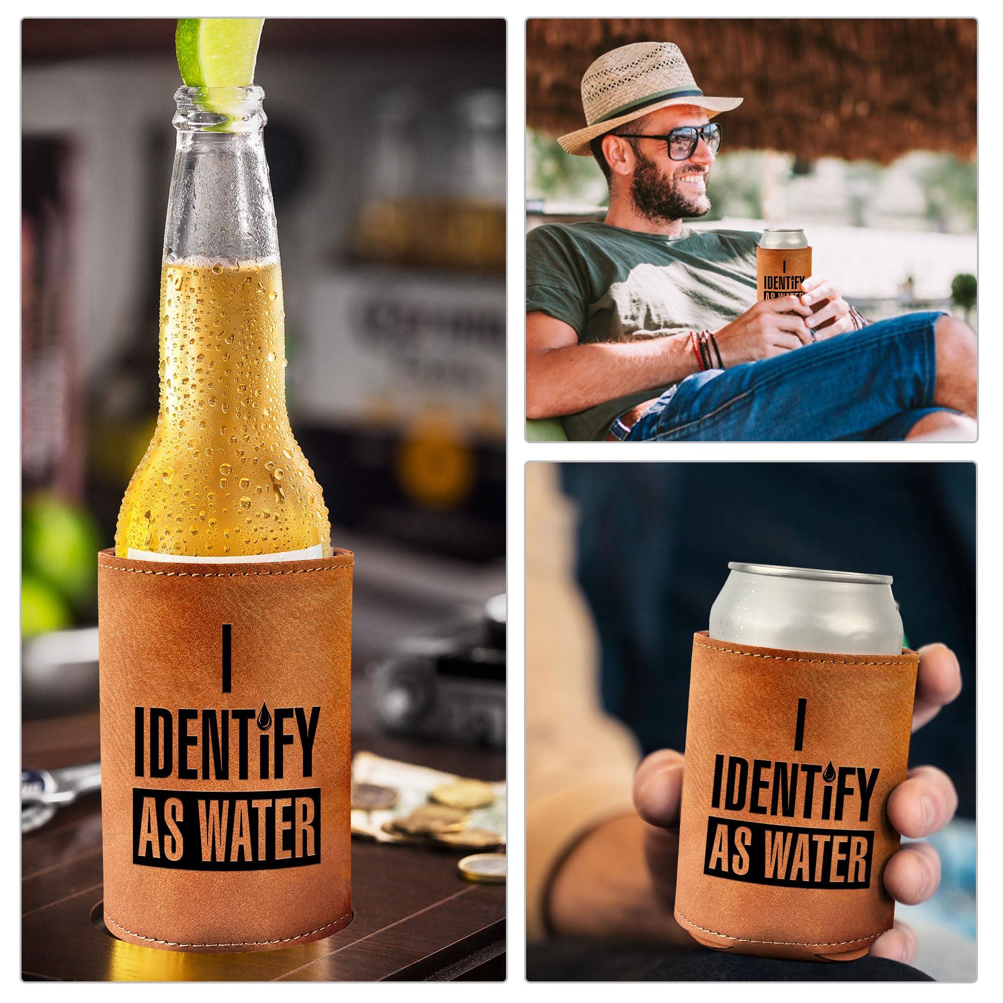 Gifts for Dad from Daughter, Son for Fathers Day - Dad Gifts, Men Gifts - Birthday Gifts for Men, Dad Birthday Gift, Birthday Gifts for Dad - Retirement Gifts for men, Leather Can Cooler for Mens 12Oz - Image 6