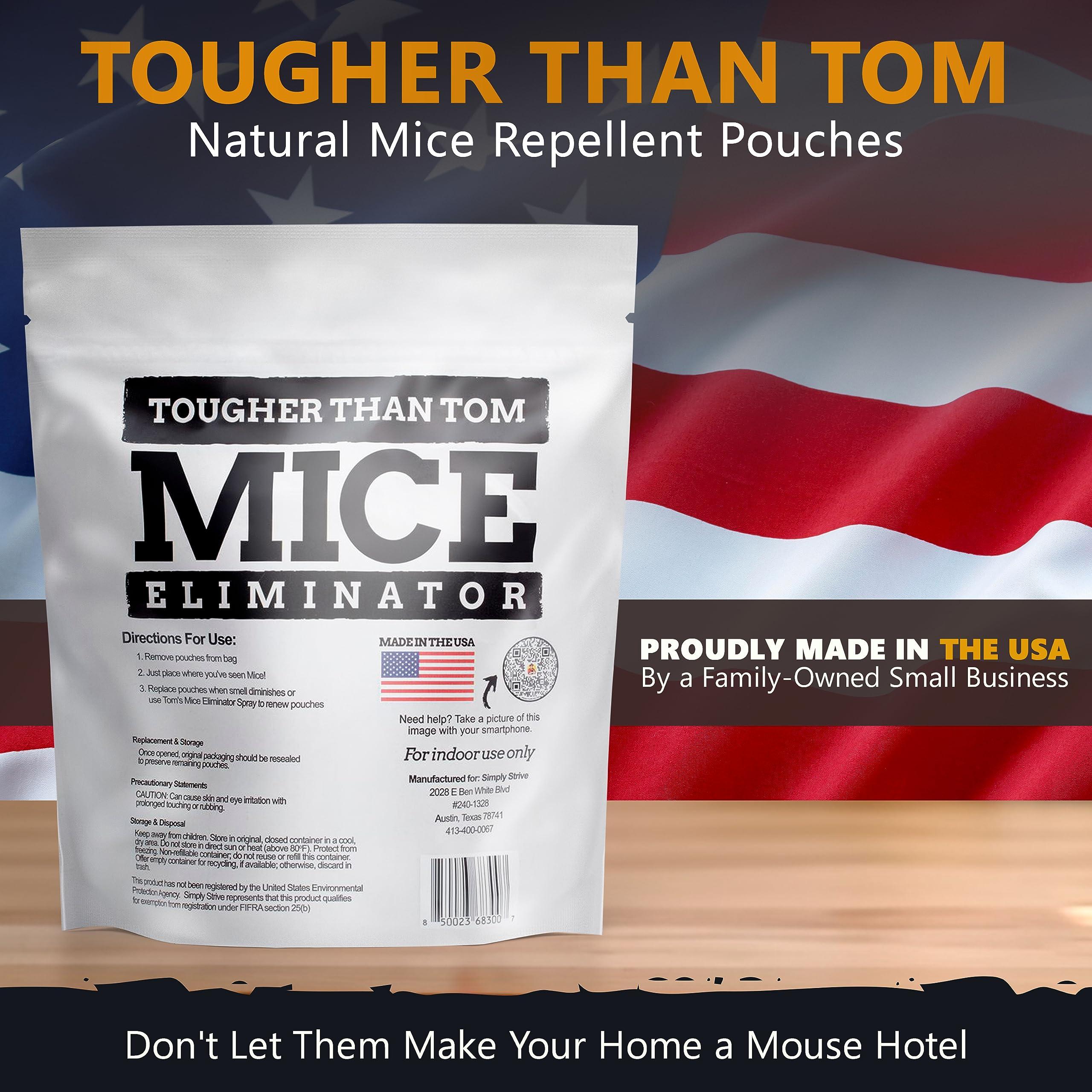 10 Pack All-Natural Mice Repellent Pouches – Harmless Peppermint Essential Oil Mouse Deterrent - Keep Mice Out of Your Home and Your Family Safe - by Tougher Than Tom - Image 4